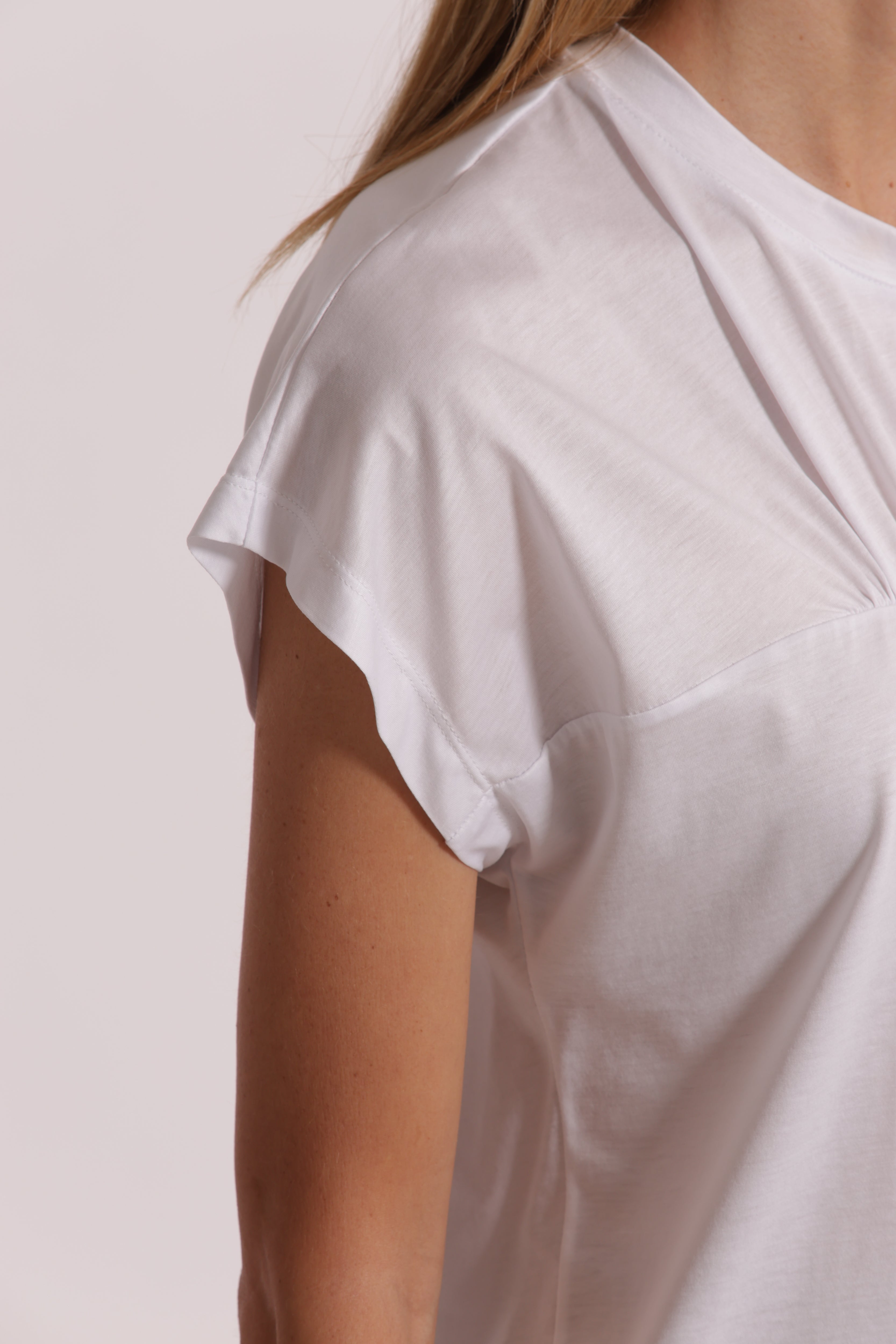 Mimi Mua T-shirt in Sagal bianca in cotone