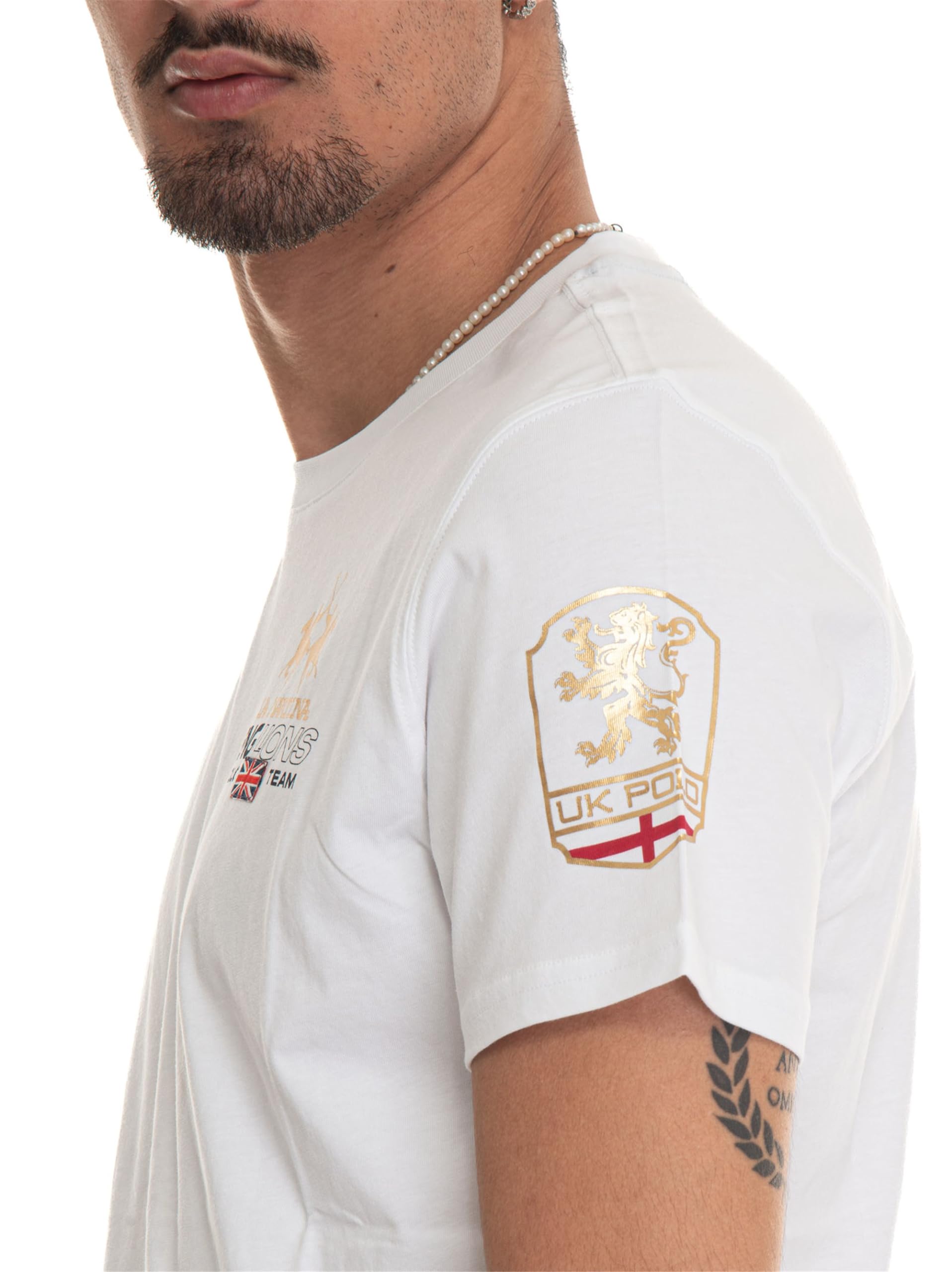 La Martina YMR306 JS206 T-Shirt Uomo Cotone Regular