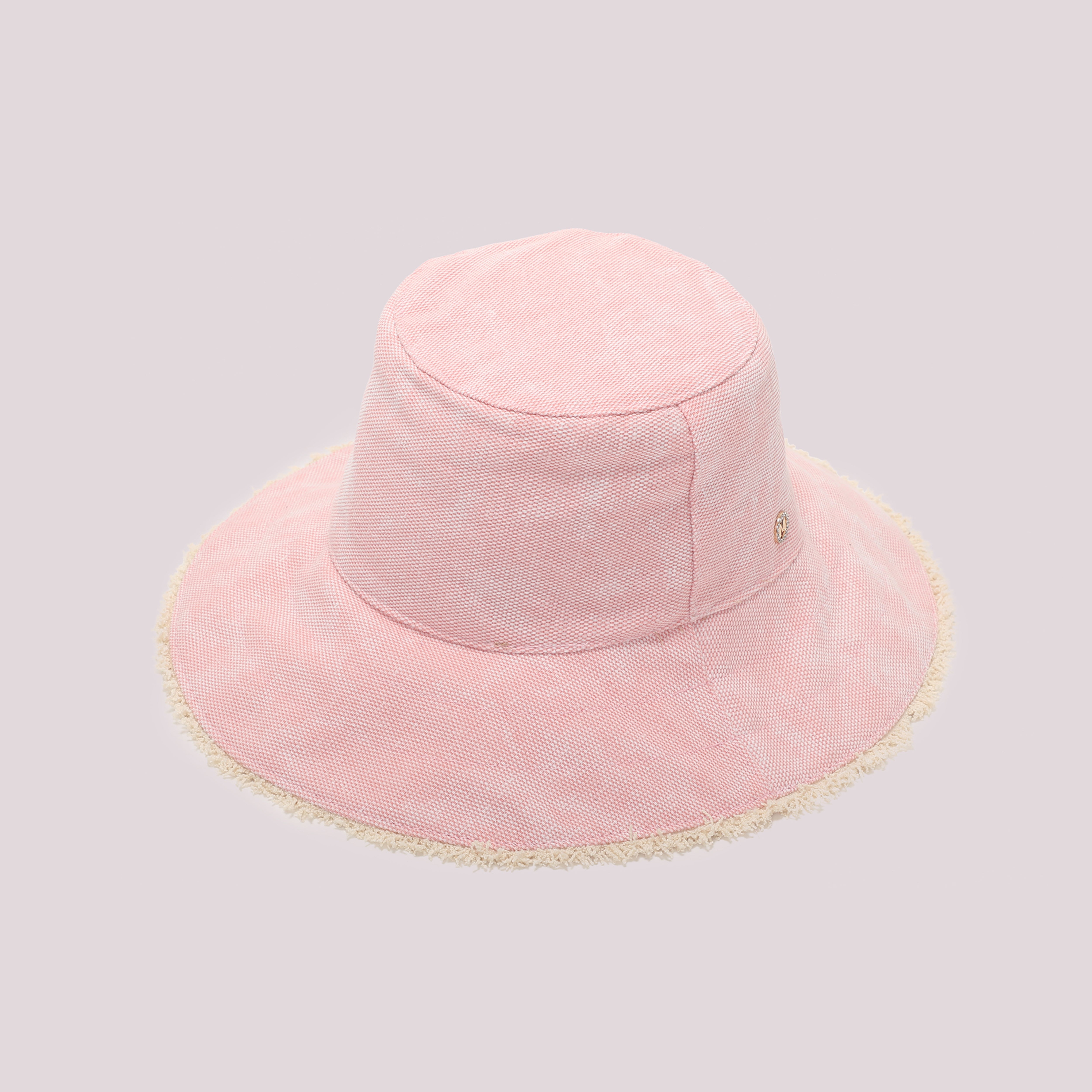 Mimi Mua Cappello Bucket Tessuto Naturale