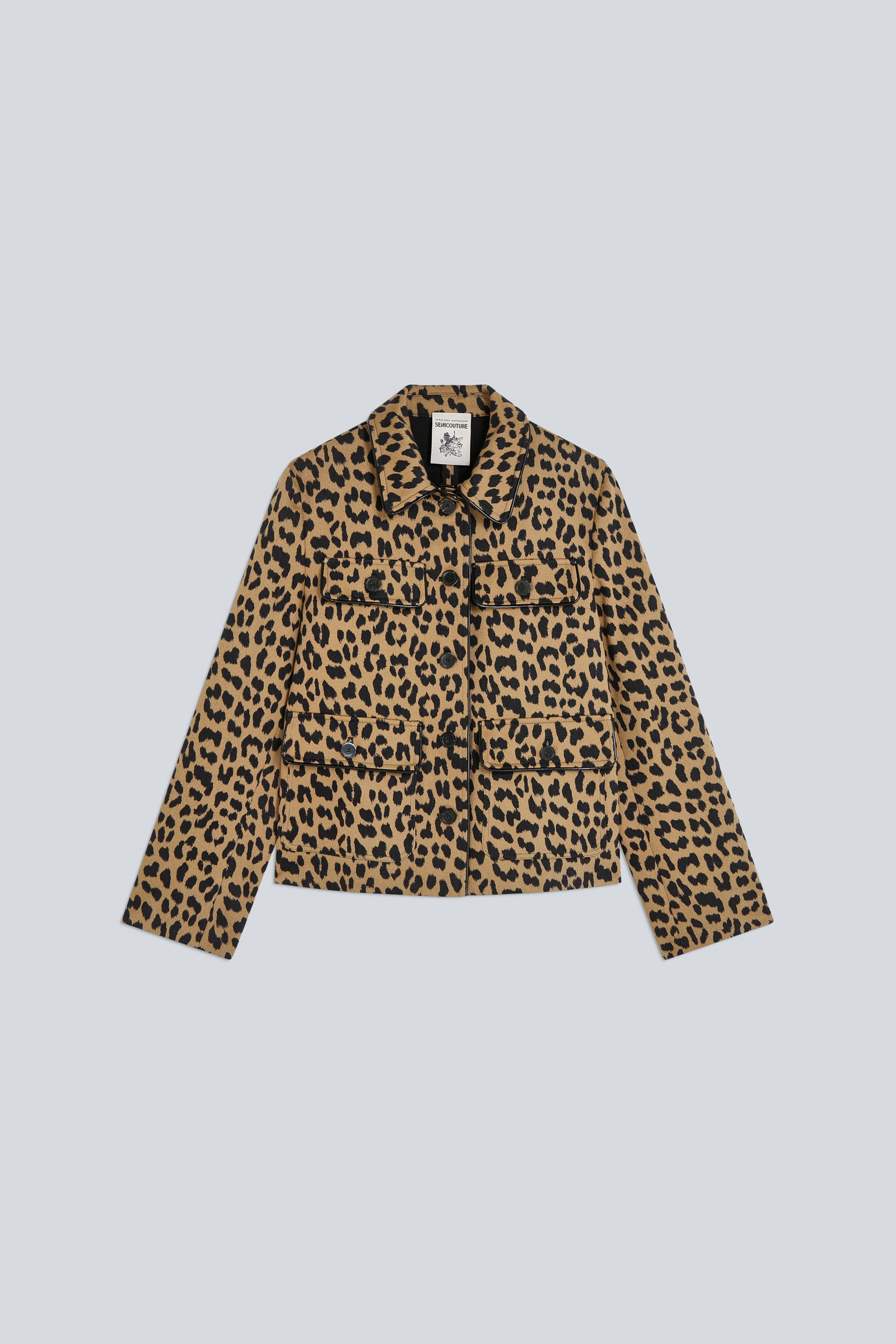Semicouture Arabella giacca gabardina cammello