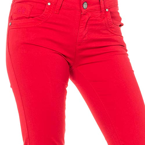La Martina LWT006 Pantaloni Donna Skinny Rossi