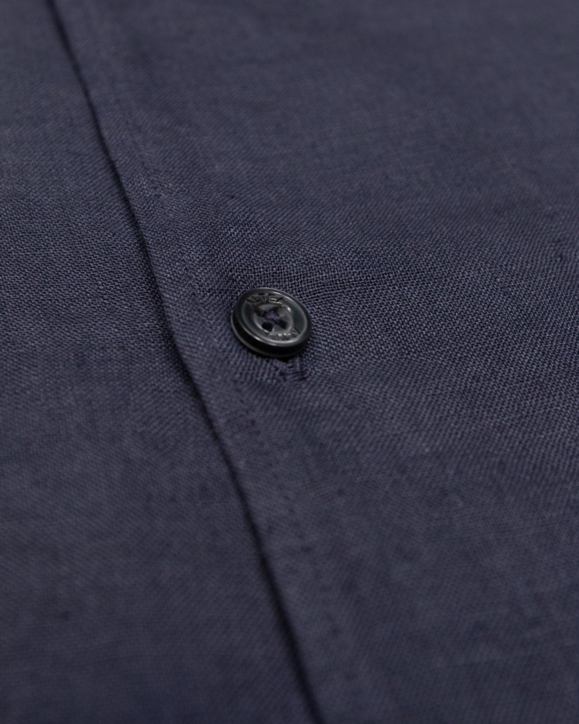 Altea Eliot camicia lino blu abisso bowling over