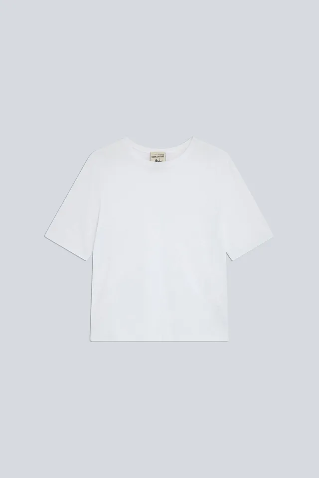 Semicouture Pauline CNTJ02 t-shirt bianca cotone