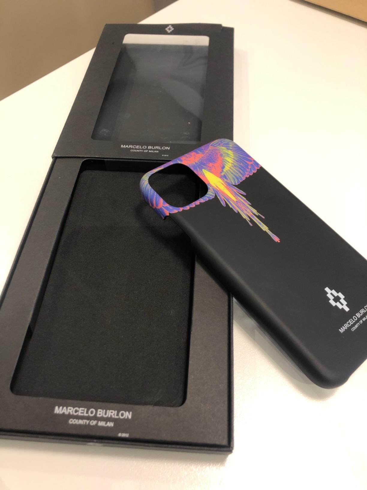 Marcelo Burlon County of Milan iPhone 11 Pro Max cover rigida vetro