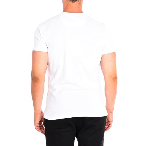 La Martina TMR323-JS354 T-shirt uomo bianca cotone