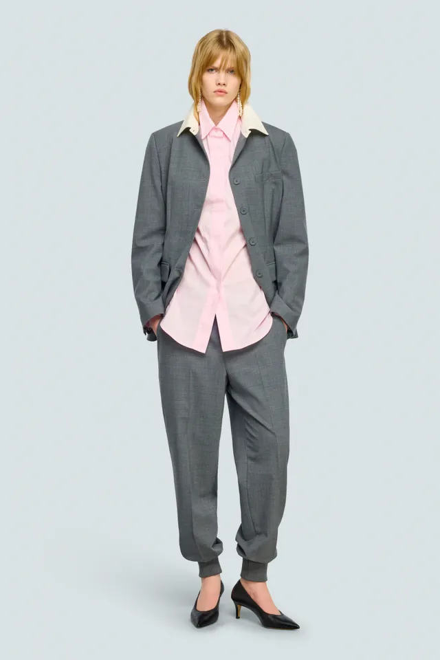 Semicouture Joanne camicia popeline azzurro cielo