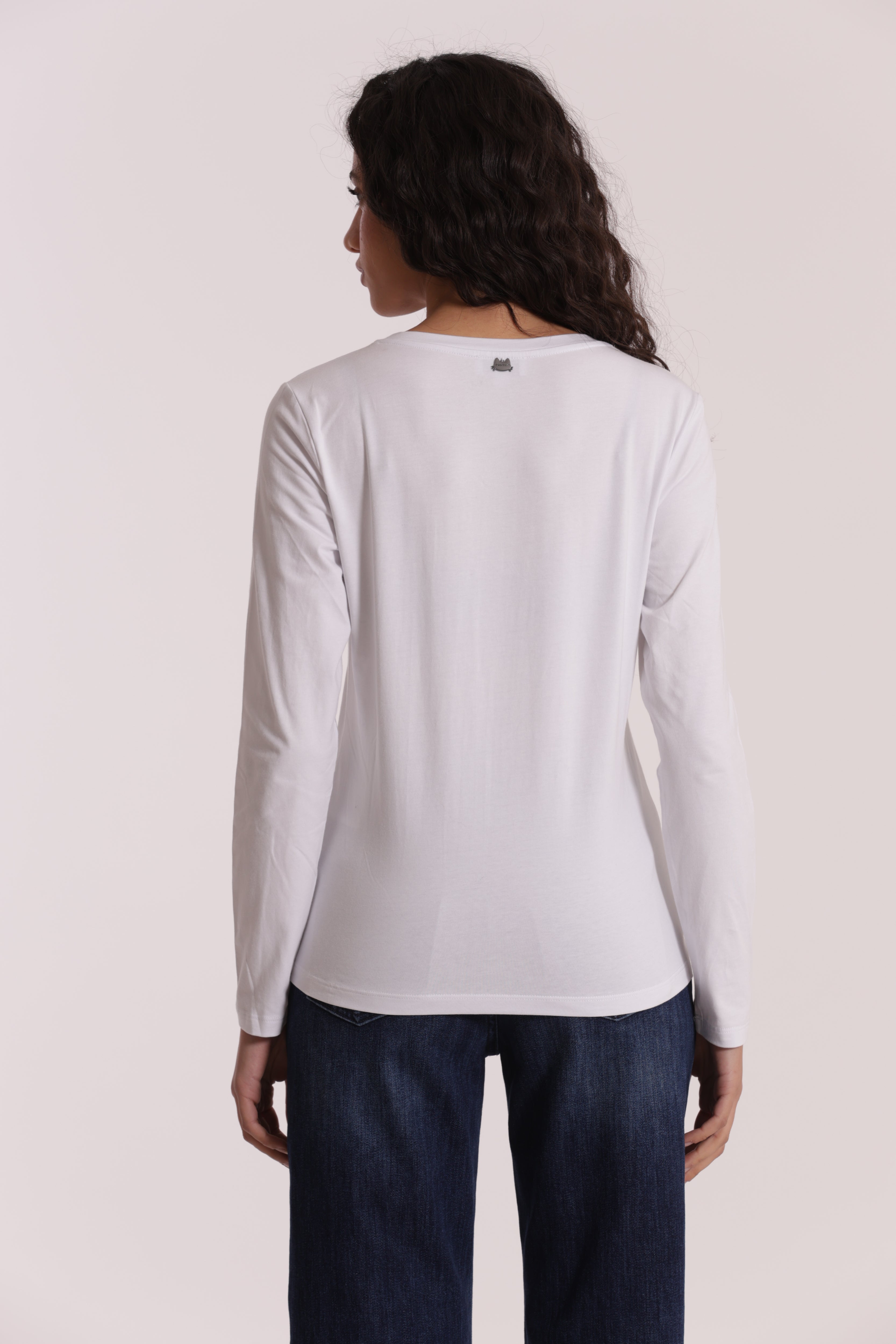 Mimi Mua T-Shirt See Beauty Cotone Bianco