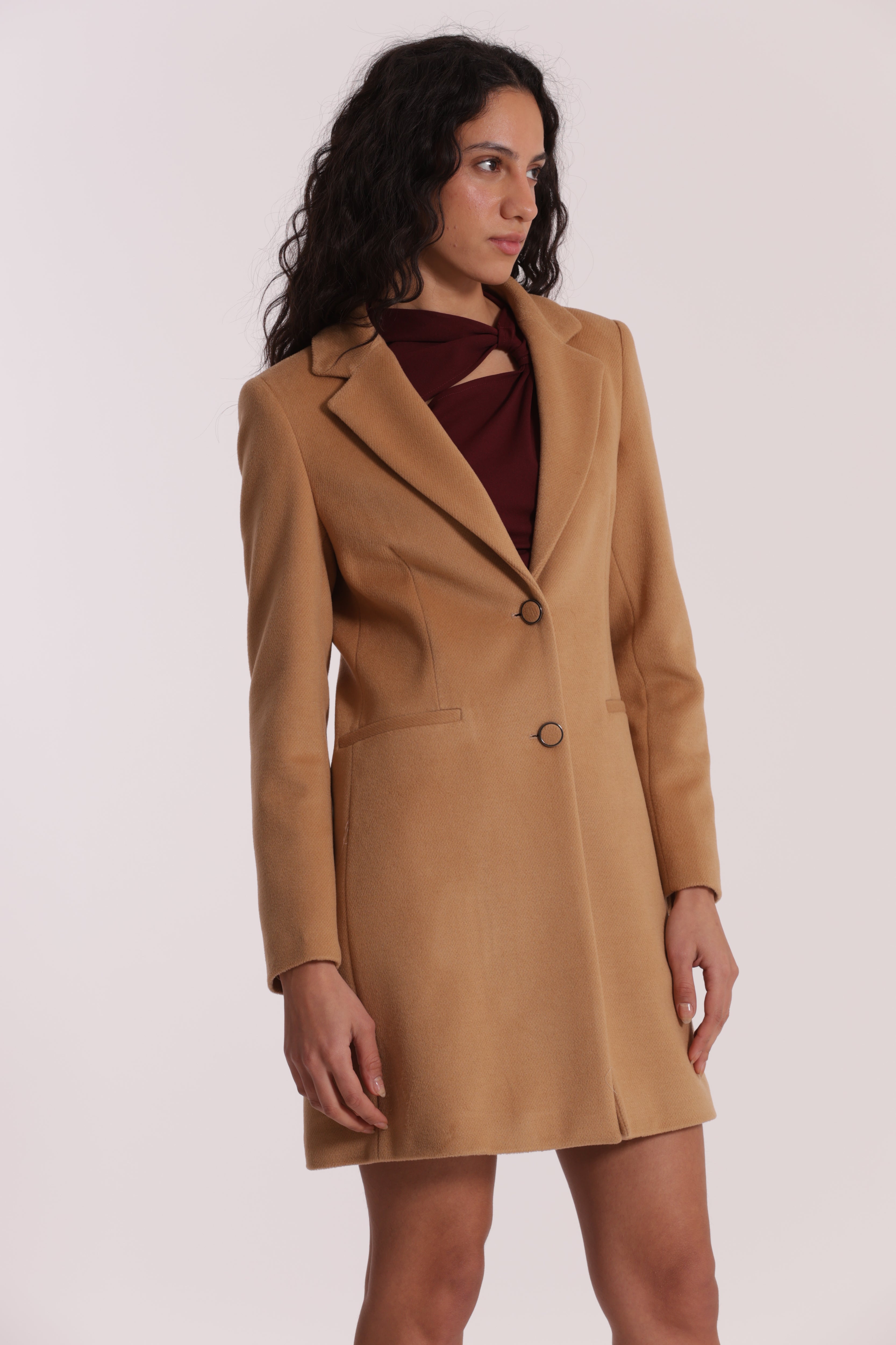 Mimi Mua Baronetto cappotto donna elasticizzato