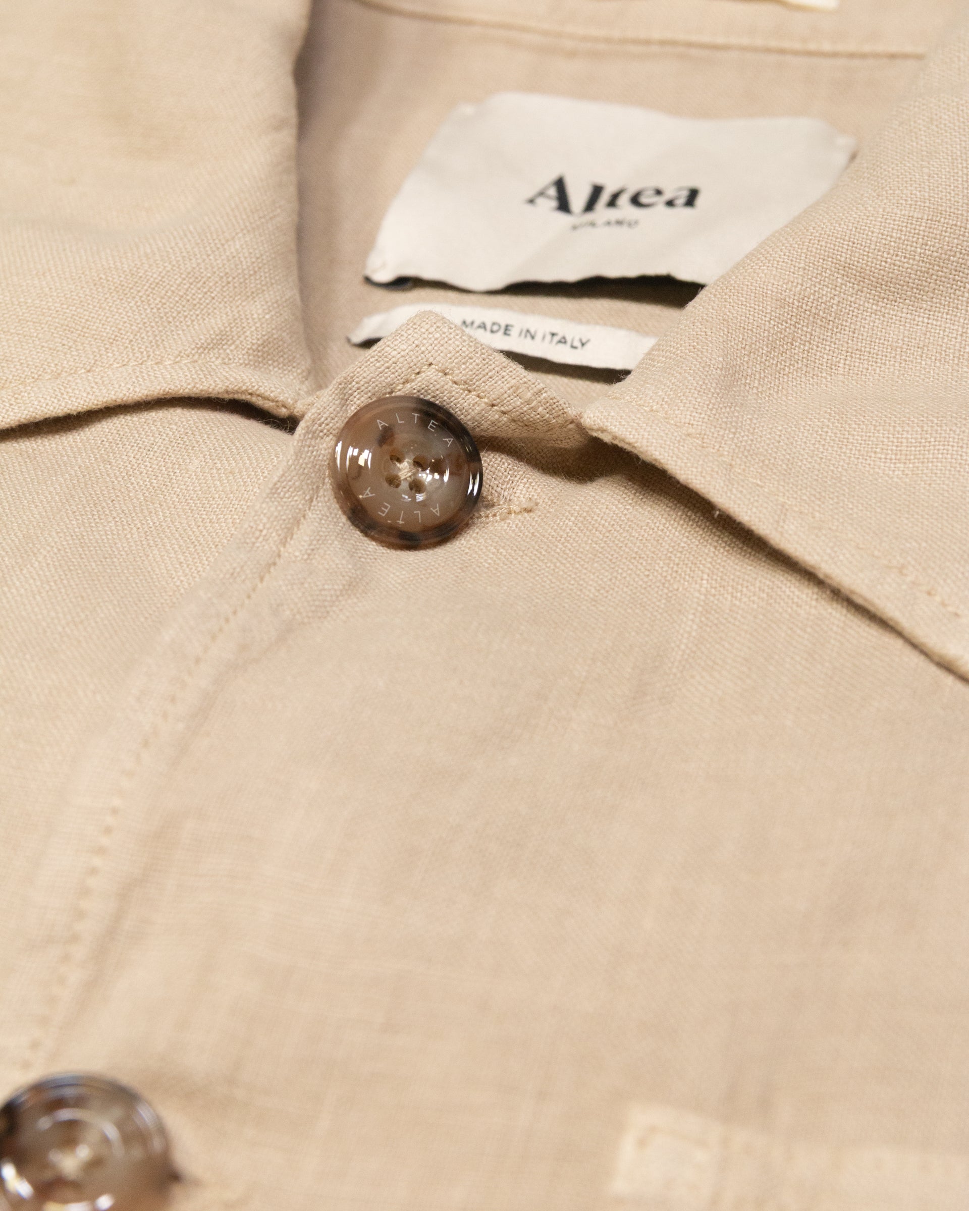Altea Constantin giacca lino sfoderata beige