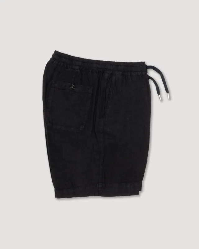 Altea Samuel bermuda lino navy regular con coulisse