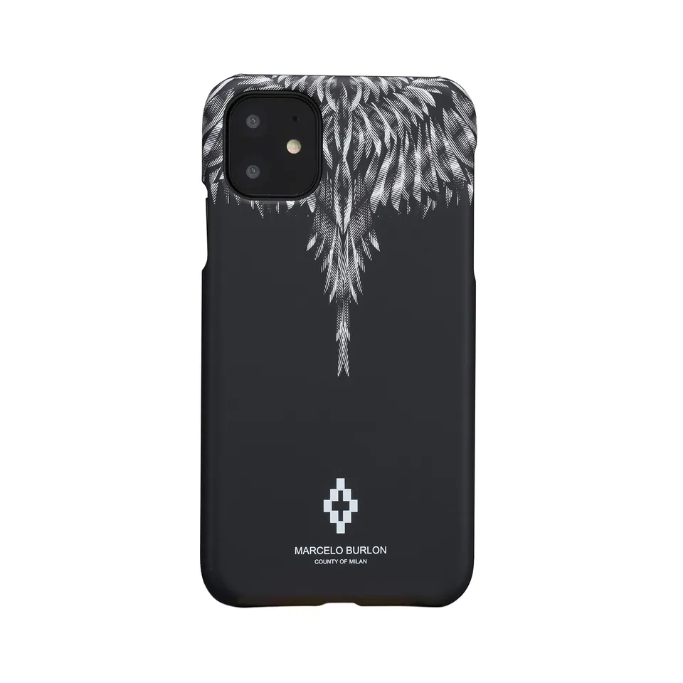 Marcelo Burlon County of Milan cover iPhone 11 antiurto con vetro