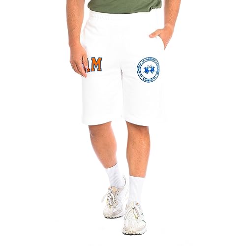 La Martina 11M087-FP533 shorts uomo S bianchi sportivi