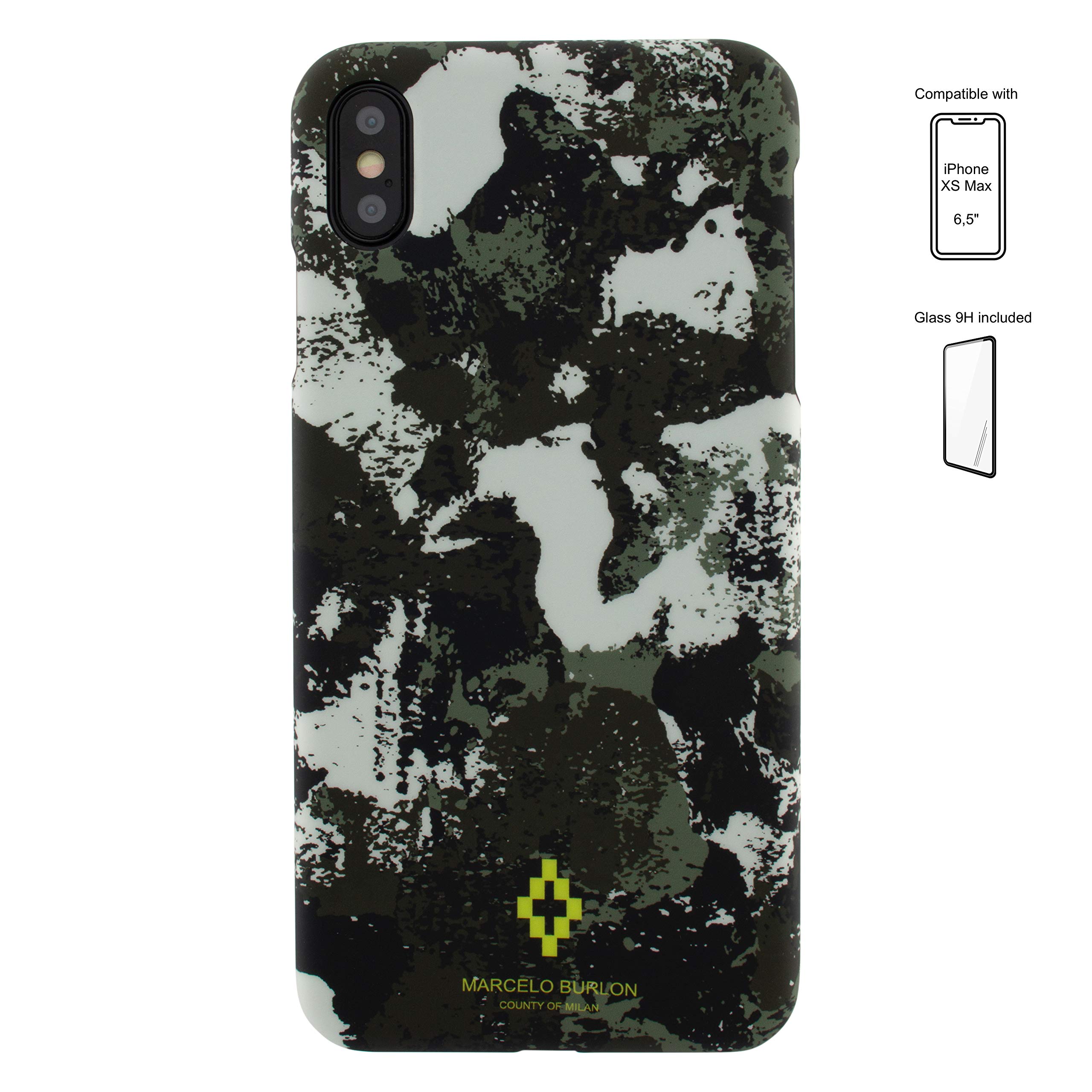 Marcelo Burlon Cover iPhone XS Max Rigida Antiurto