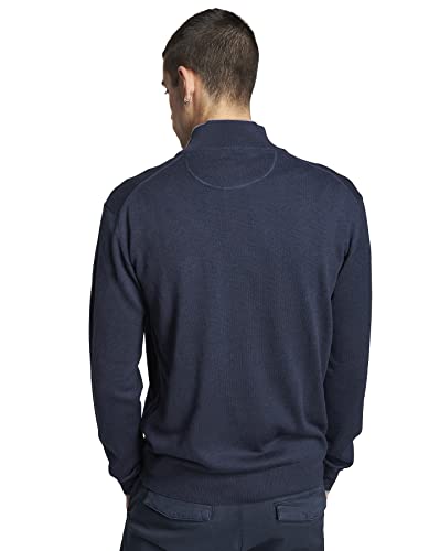 La Martina Emilio maglione uomo zip cotone misto lana