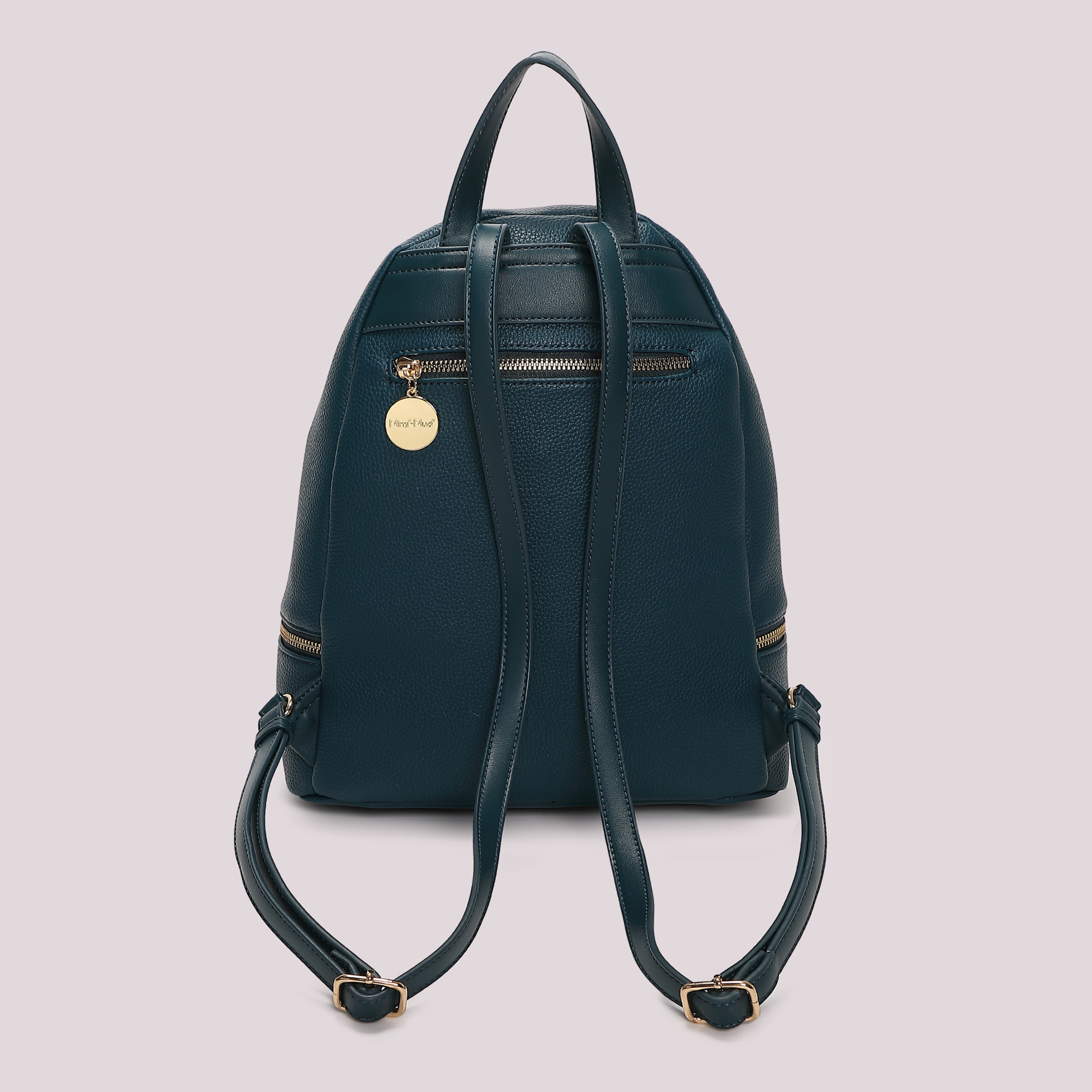 Mimi Mua Zaino Cuciture Vista Nero 26 cm