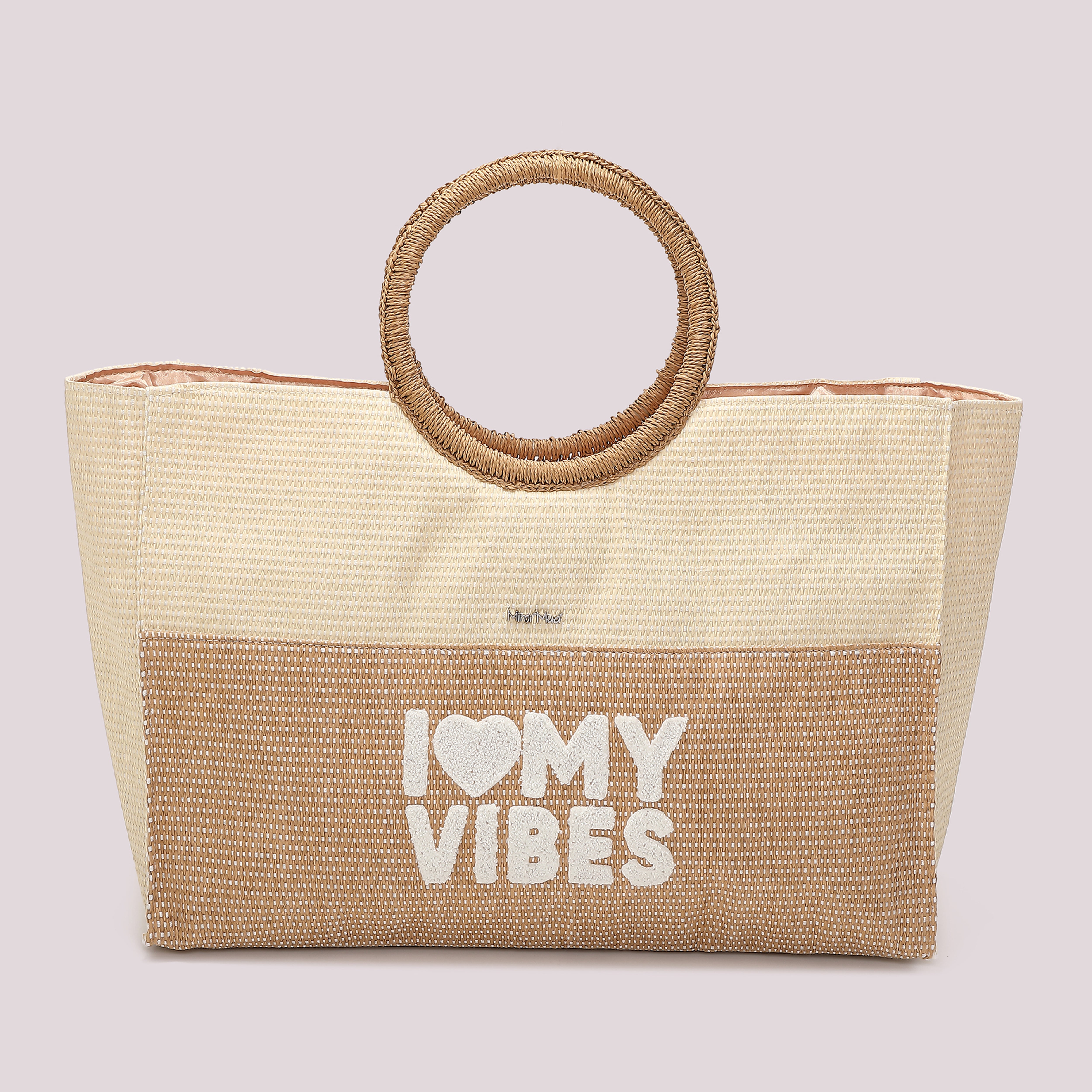 Mimi Mua I Love My Vibes Shopper Corallo Borsa