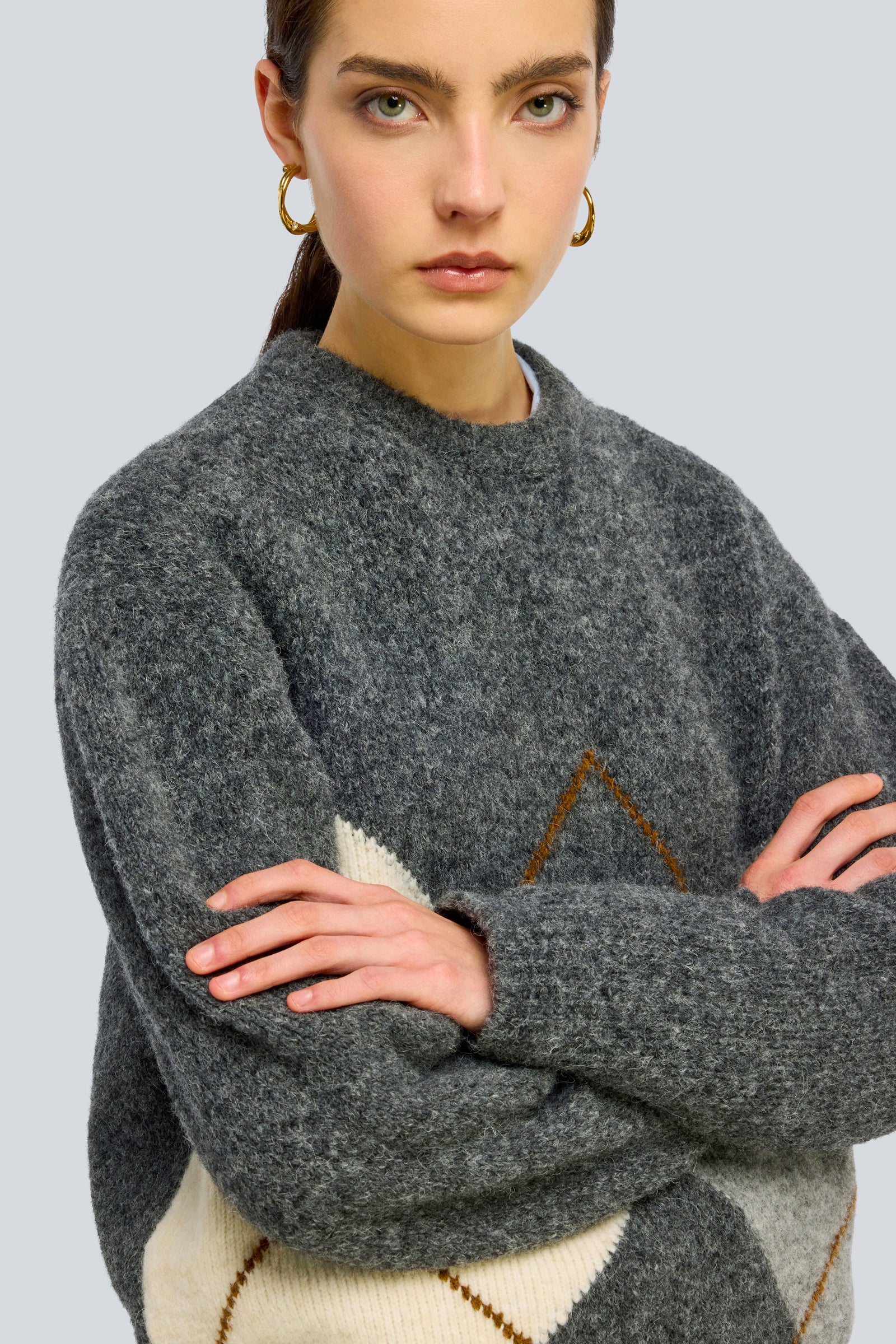Semicouture Keira maglia jacquard rombi