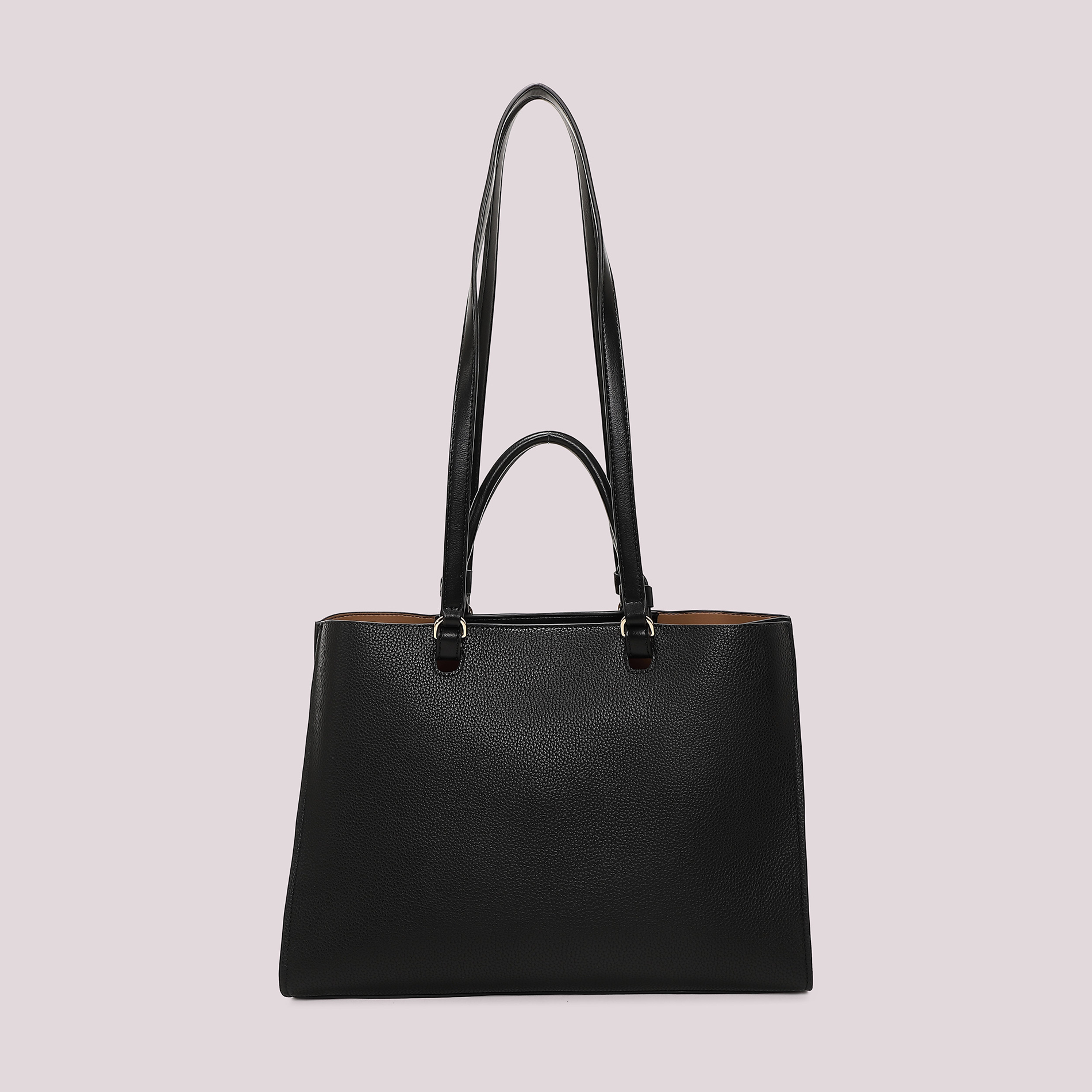 Mimi Mua Basic borsa a spalla nera grande