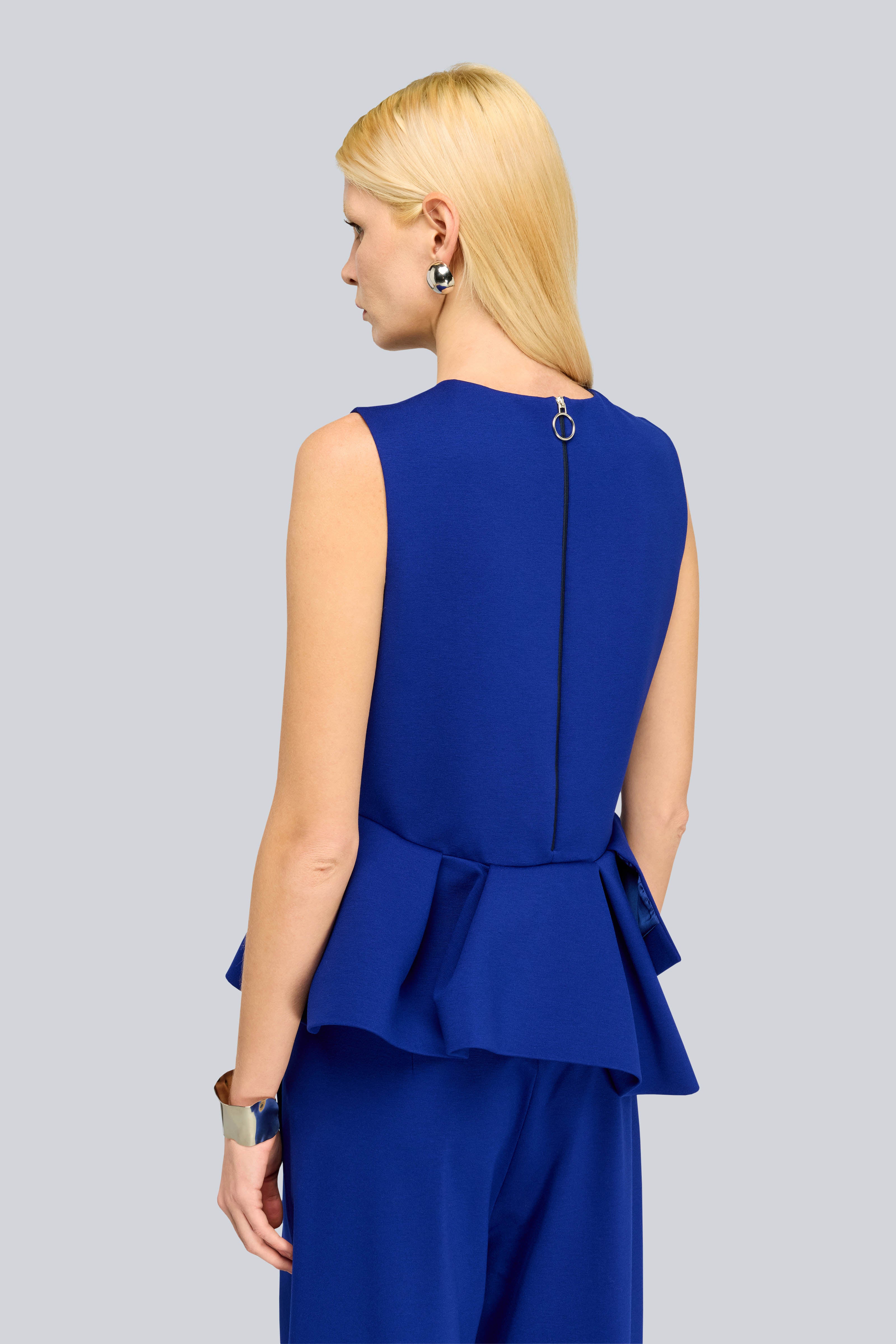 Semicouture Tacey Top Punto Milano con Balza