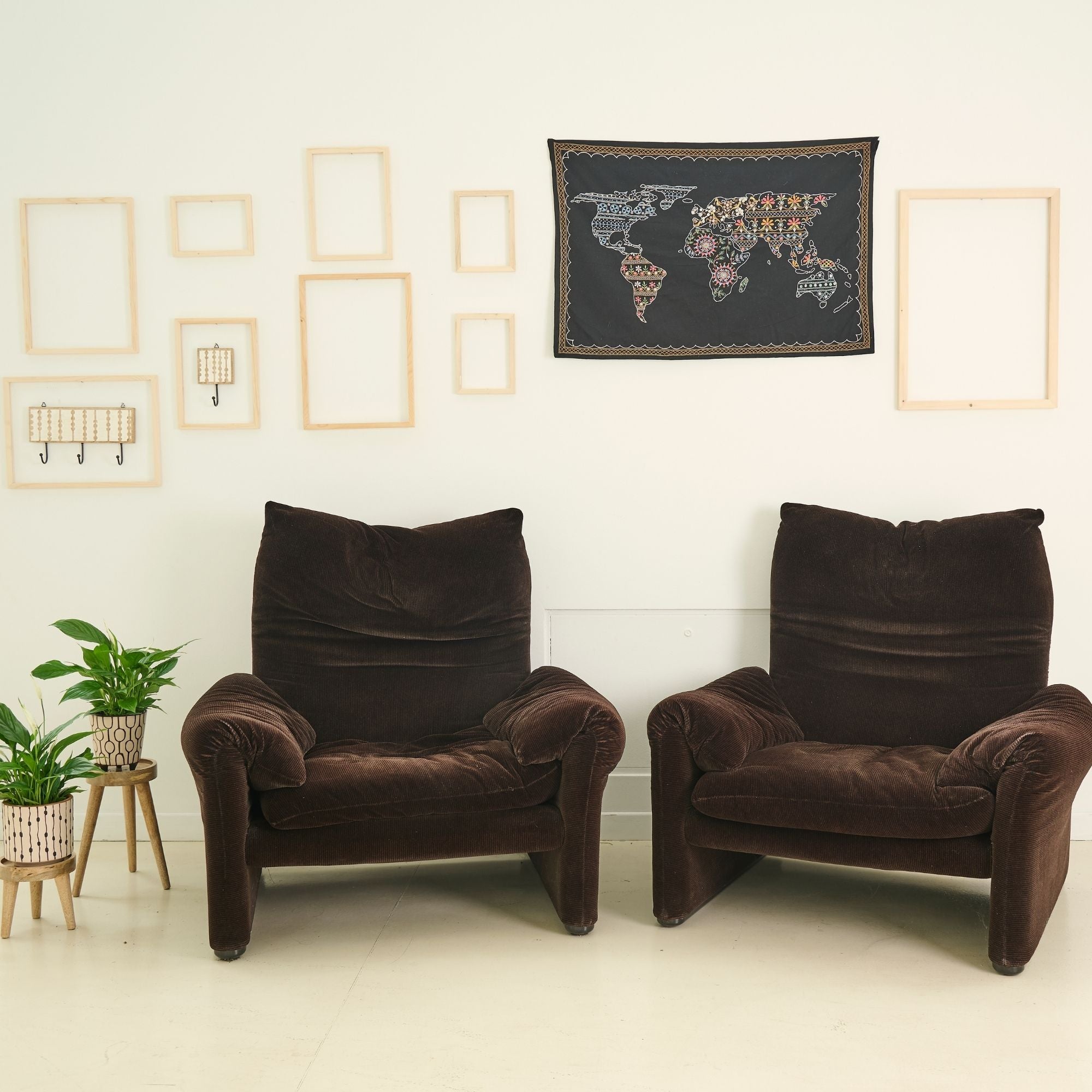 On Earth Mondo pannello cotone multicolore 92x61,5 cm