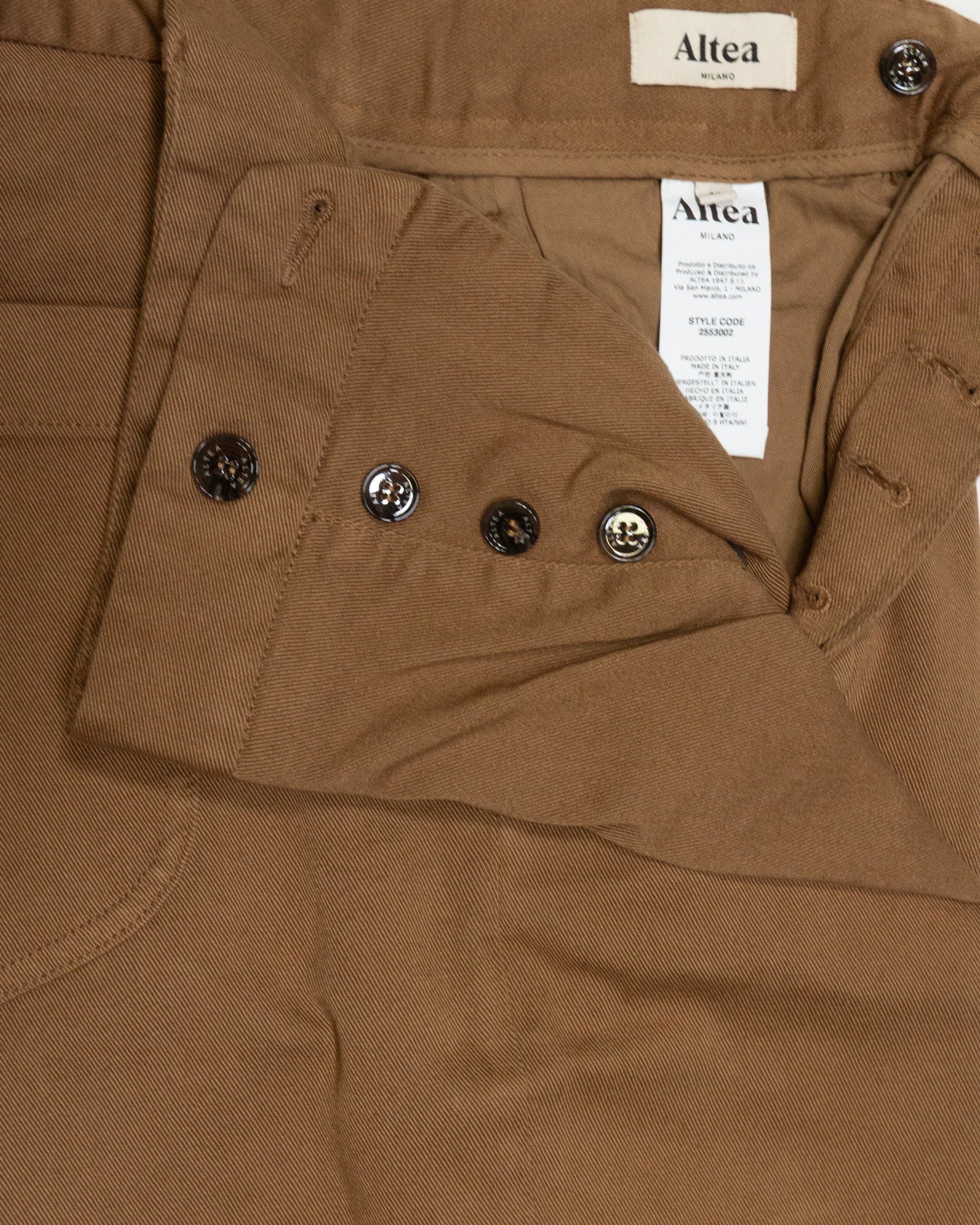 Altea Oscar pantalone chino cotone cammello