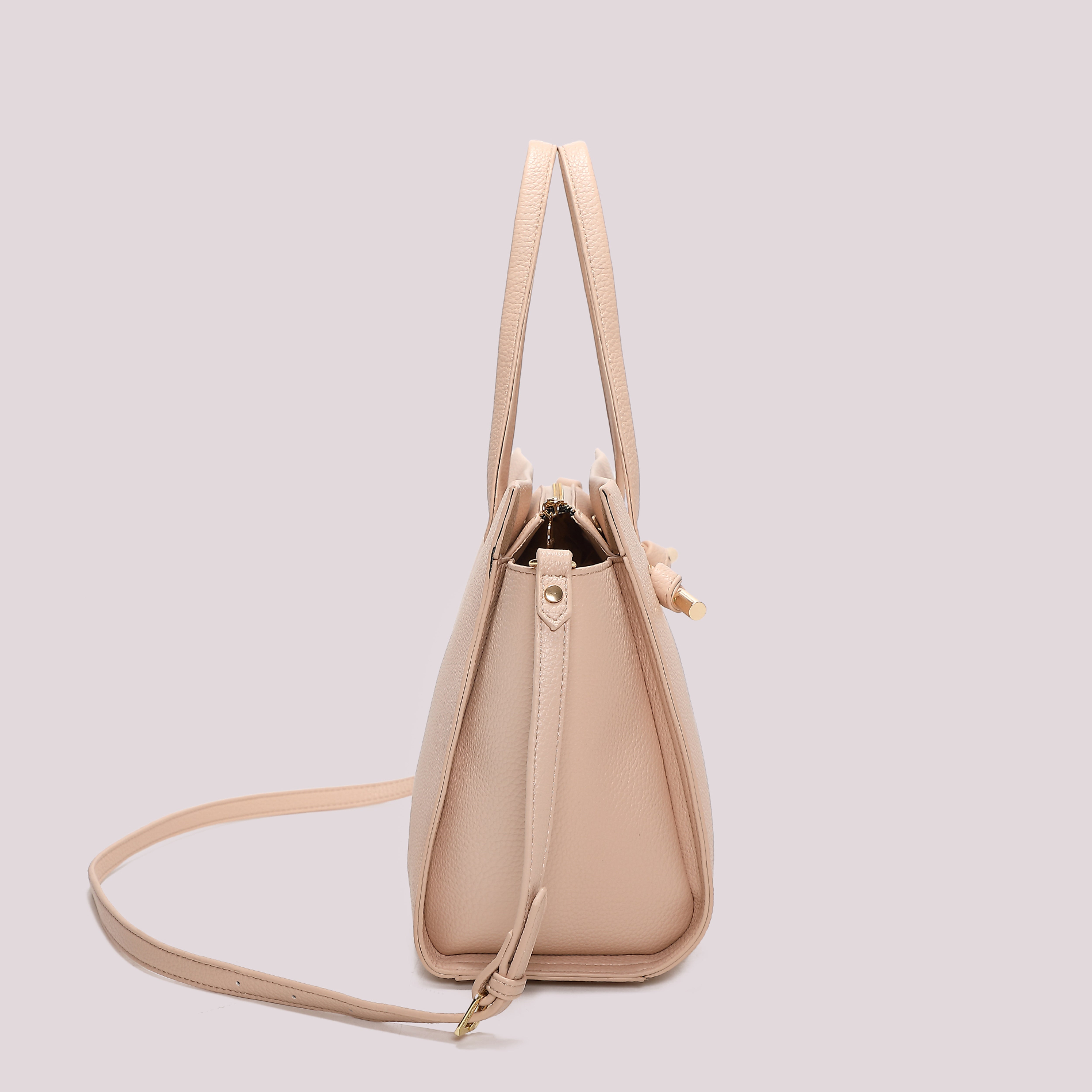 Mimi Mua Grande con Nodo Borsa a Mano Nero strutturata