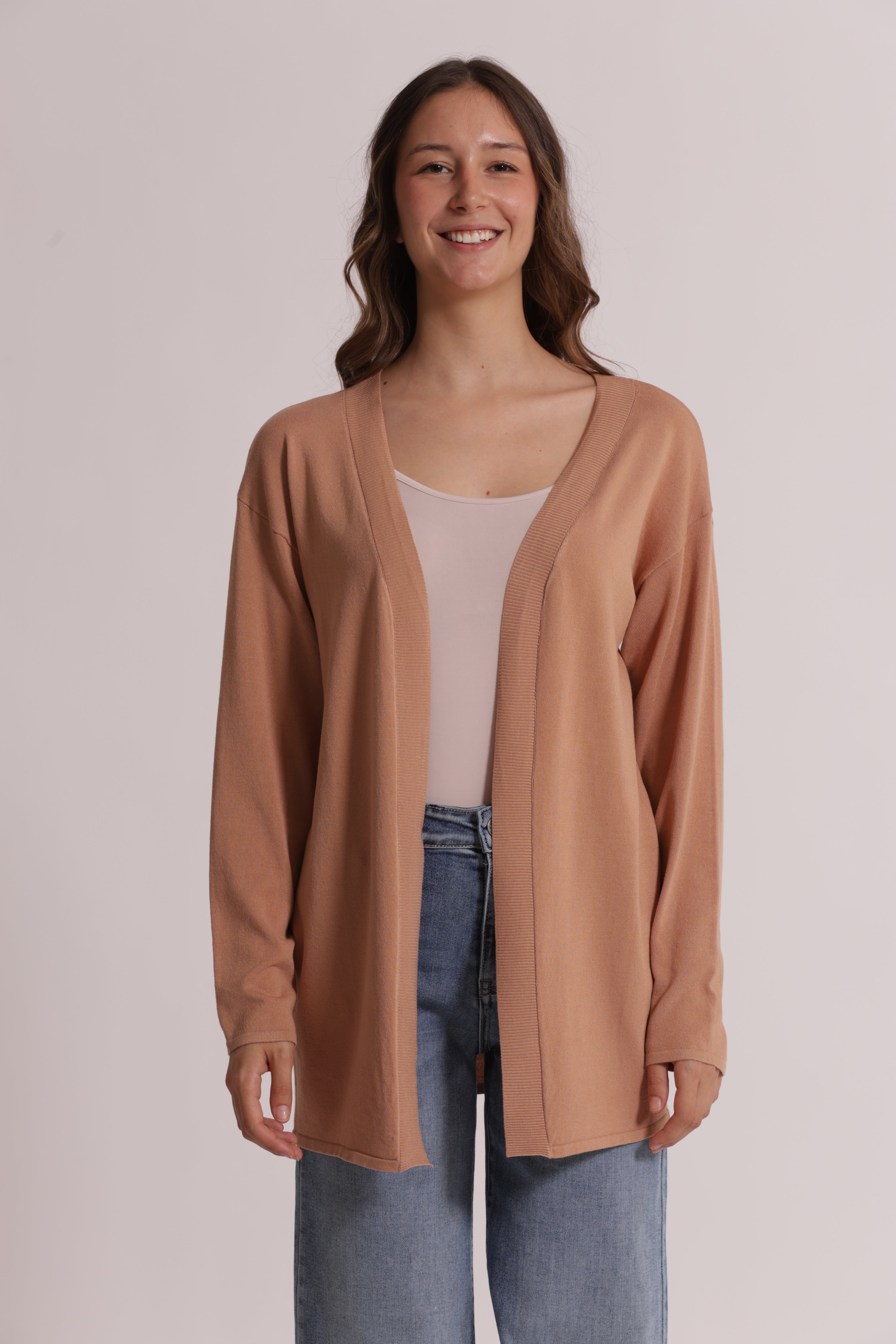 Mimi Mua Cardigan Maglia Aperto Nero