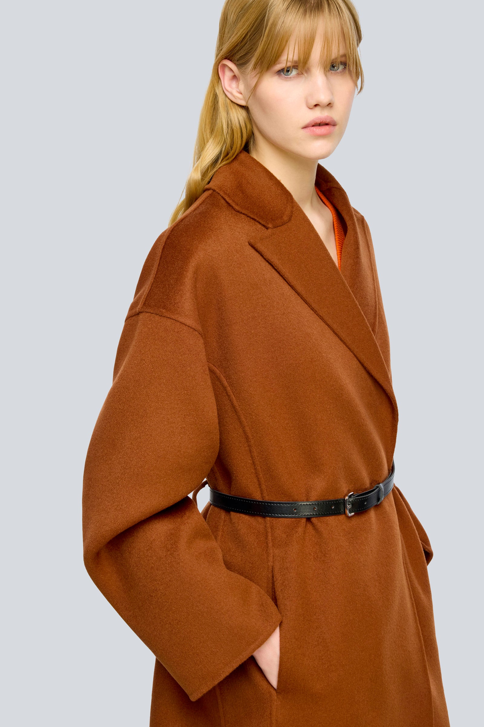 Semicouture Isolde Cappotto Panno Canyon
