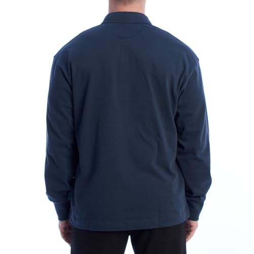 La Martina UMP316-JS305 polo uomo maniche lunghe over fit