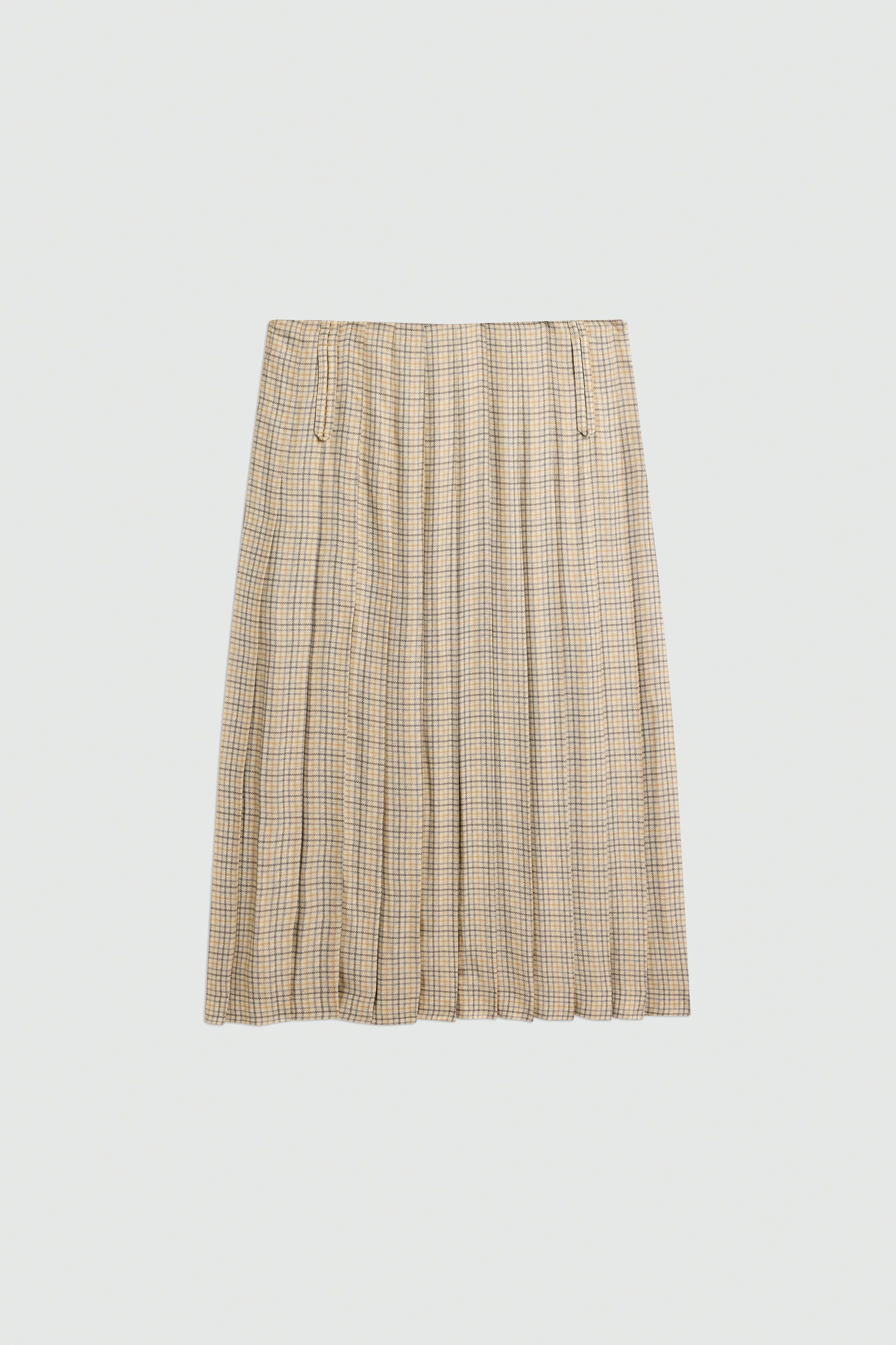 Semicouture Jillie Y6WS25 gonna check crusca pieghe