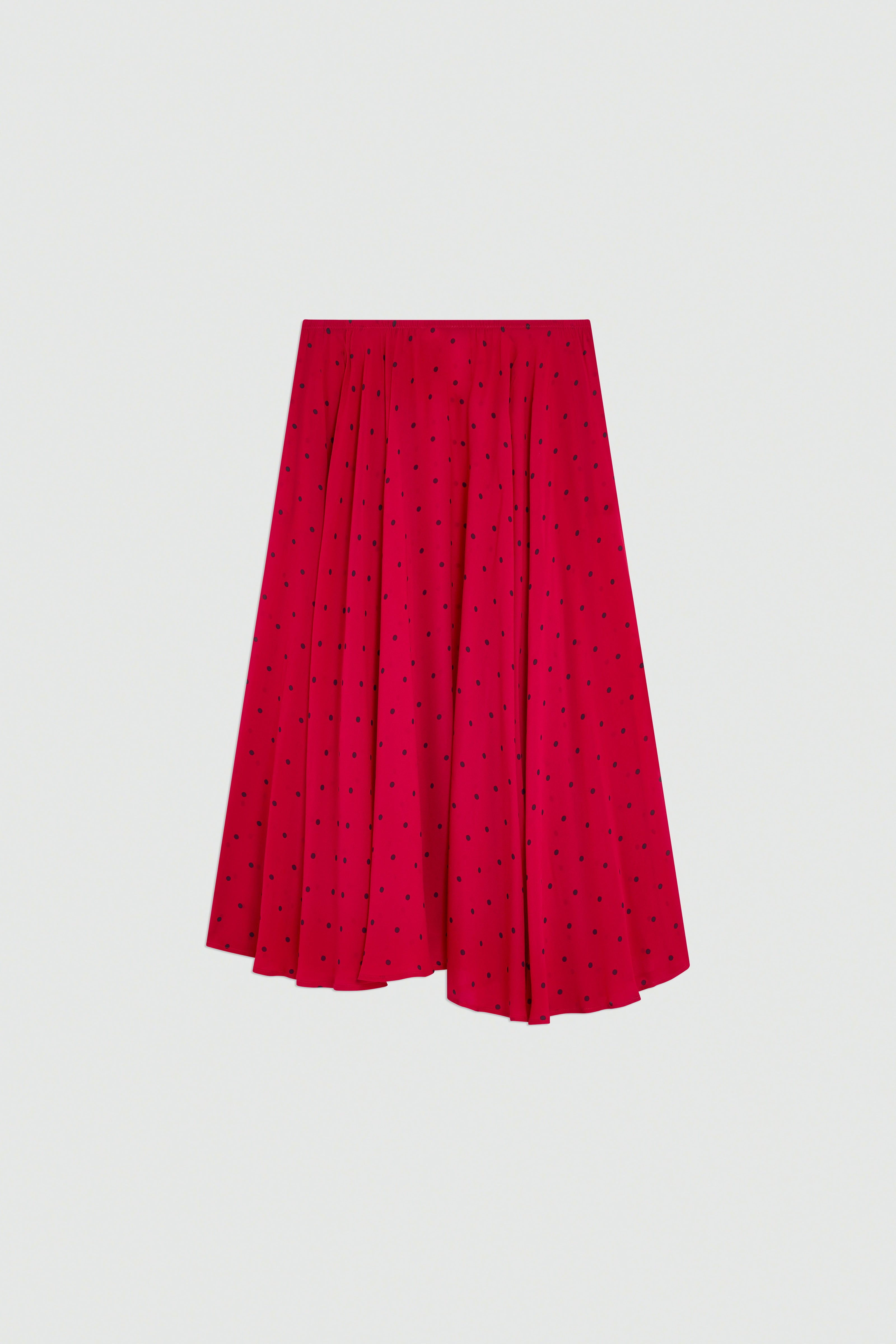 Semicouture Connie gonna georgette pois