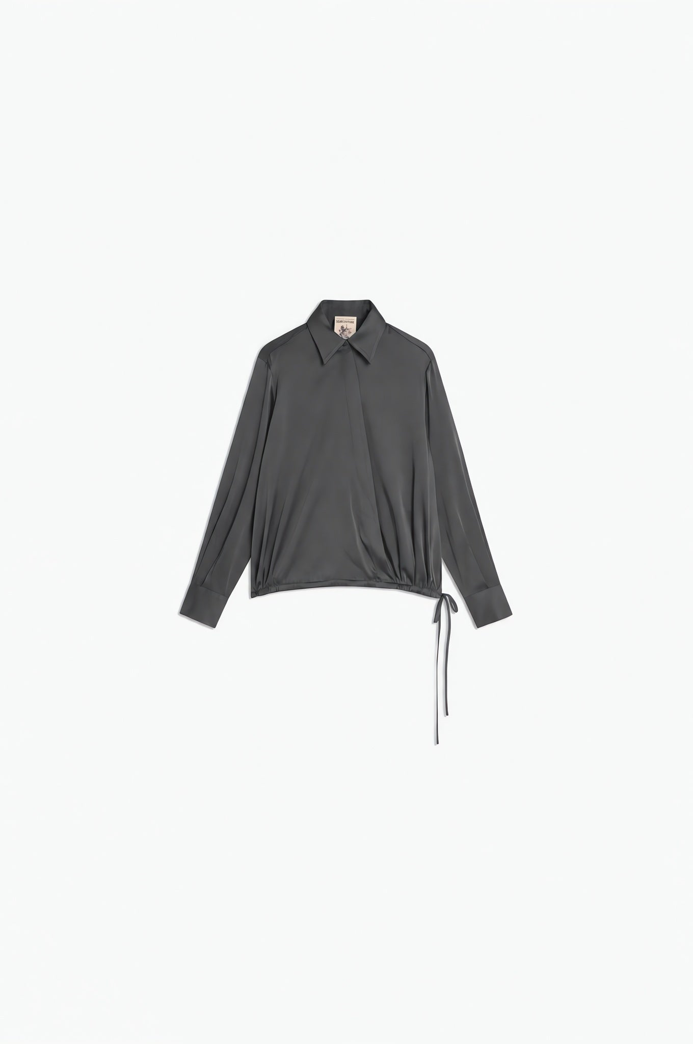 Semicouture Armanda blusa arancio envers satin