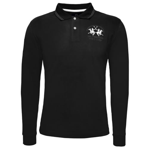 La Martina XMP307 Polo manica lunga bianca XL