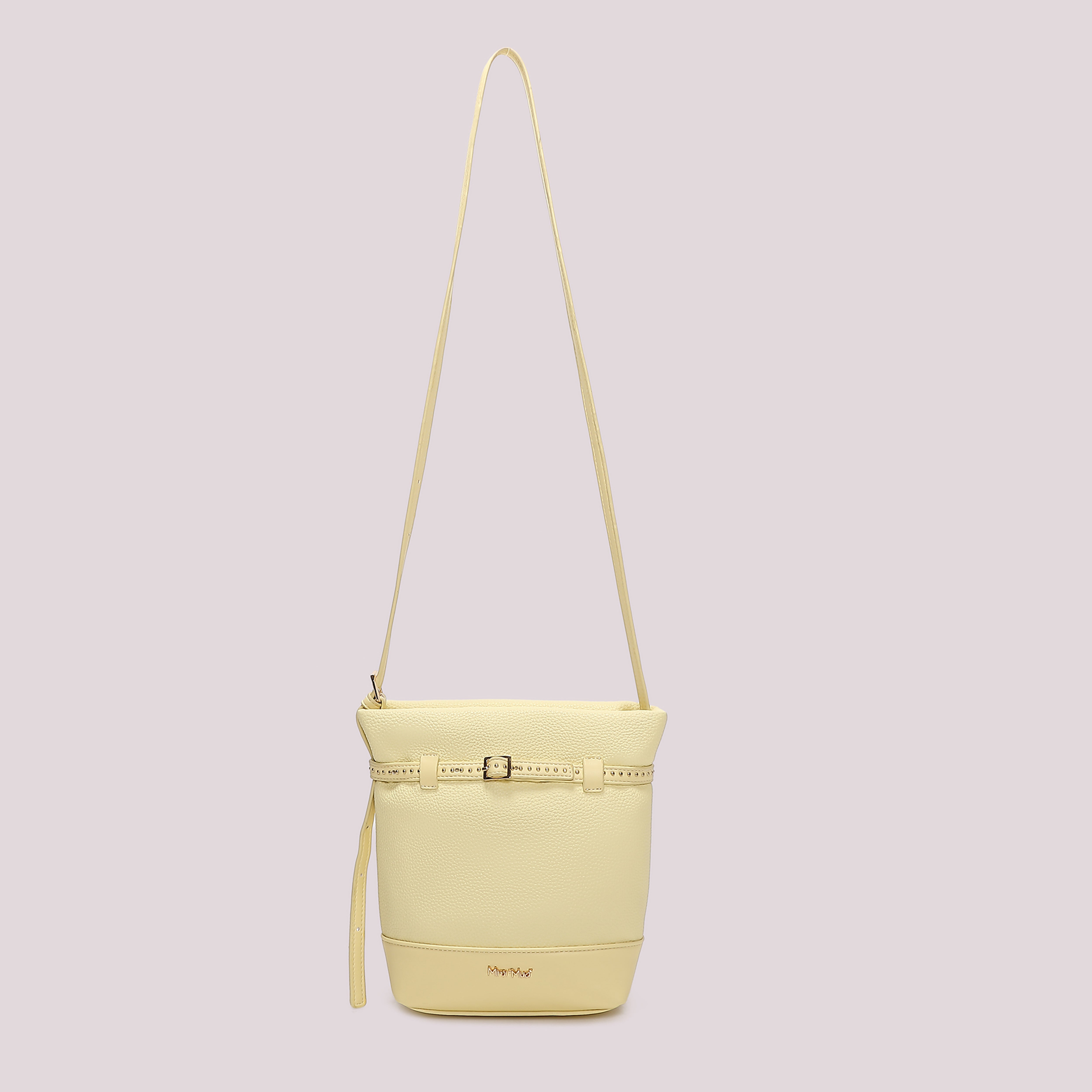 Mimi Mua Tracolla con Cinturino borsa a tracolla ecopelle nera