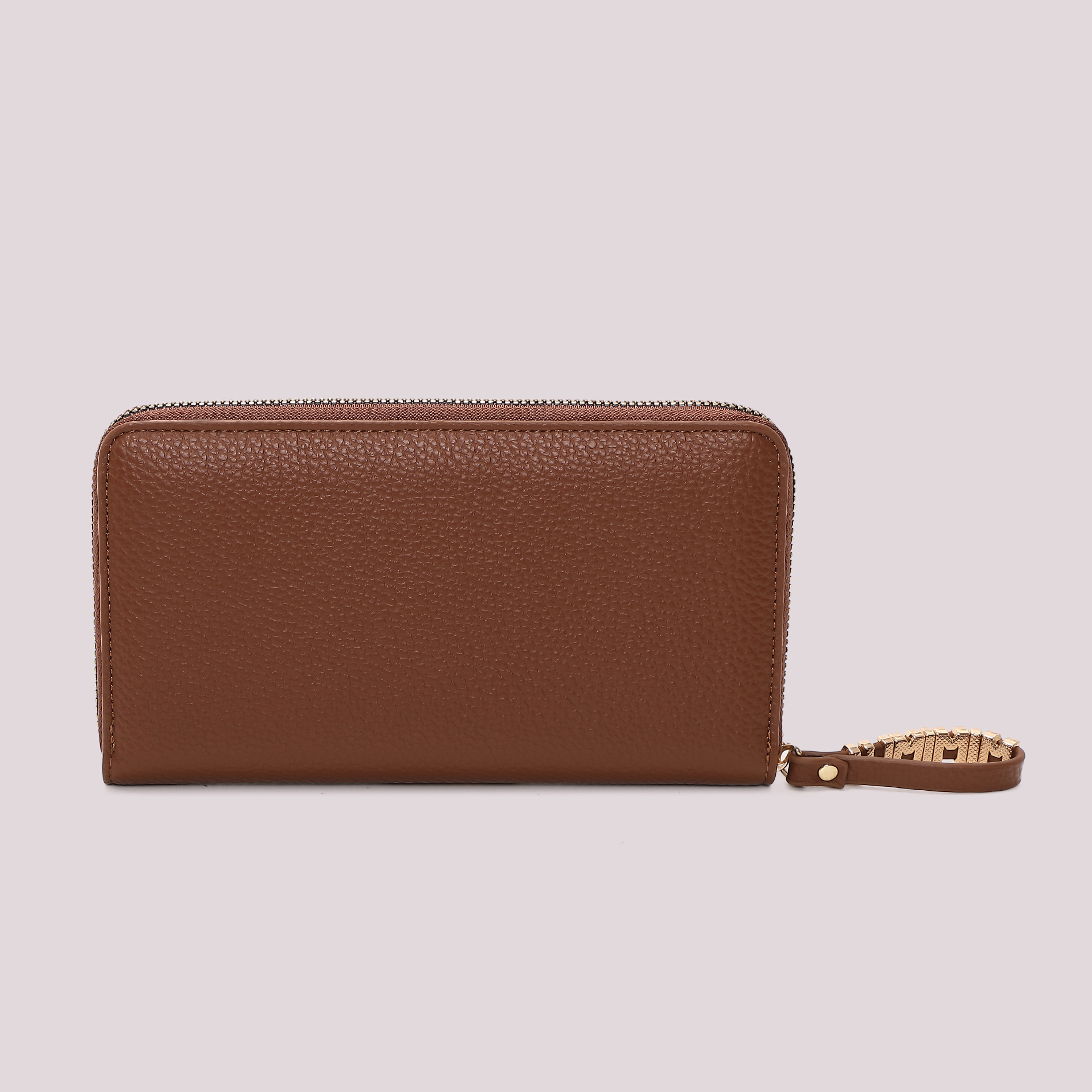 Mimi Mua portafoglio grande basic zip portafoglio nero