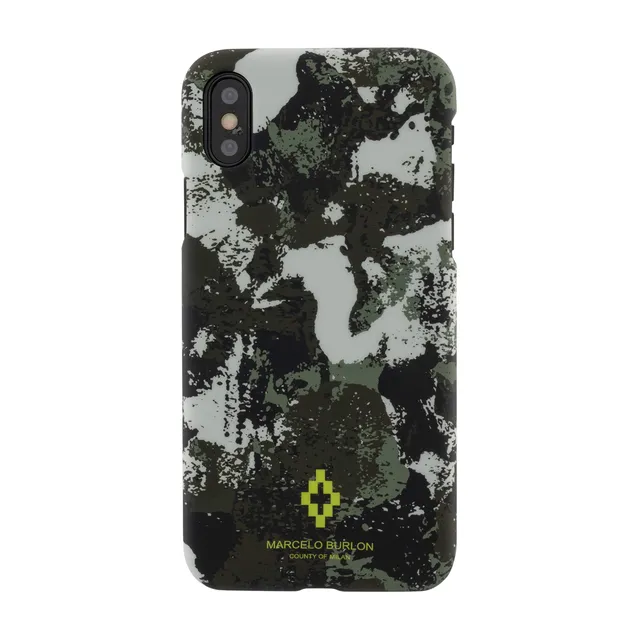 Marcelo Burlon County of Milan Soft Touch cover iPhone X/XS + vetro