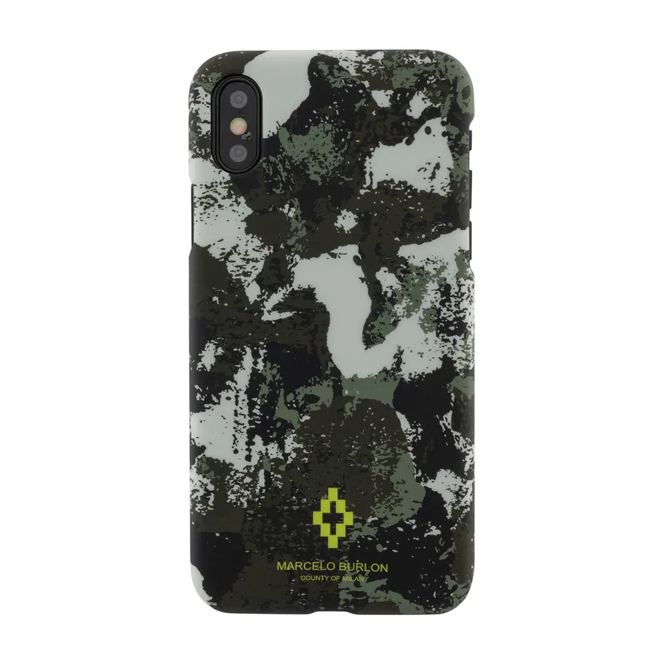 Marcelo Burlon County of Milan Soft Touch cover iPhone X/XS + vetro