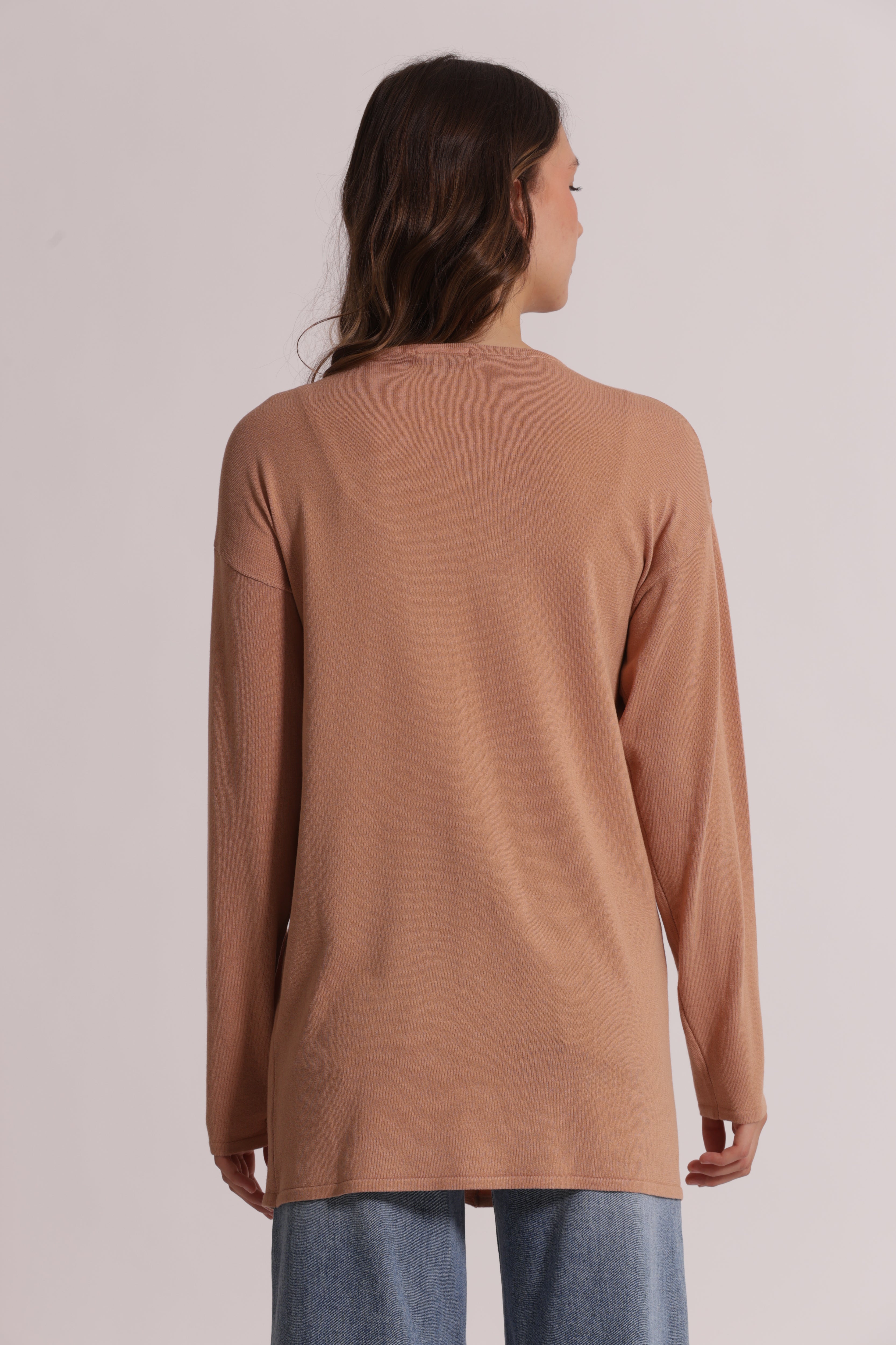 Mimi Mua Cardigan Maglia Aperto Nero