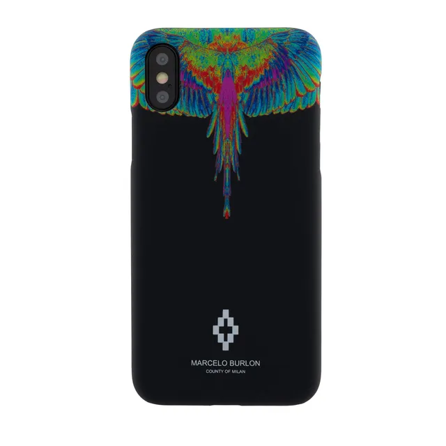 Marcelo Burlon County of Milan cover iPhone X/XS + vetro 9H