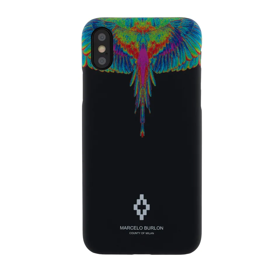 Marcelo Burlon County of Milan cover iPhone X/XS + vetro 9H