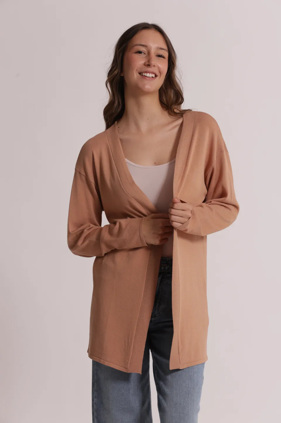 Mimi Mua Cardigan Maglia Aperto Nero