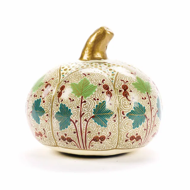 On Earth Cooperative Collection Zucca decorazione cartapesta 17,5 cm