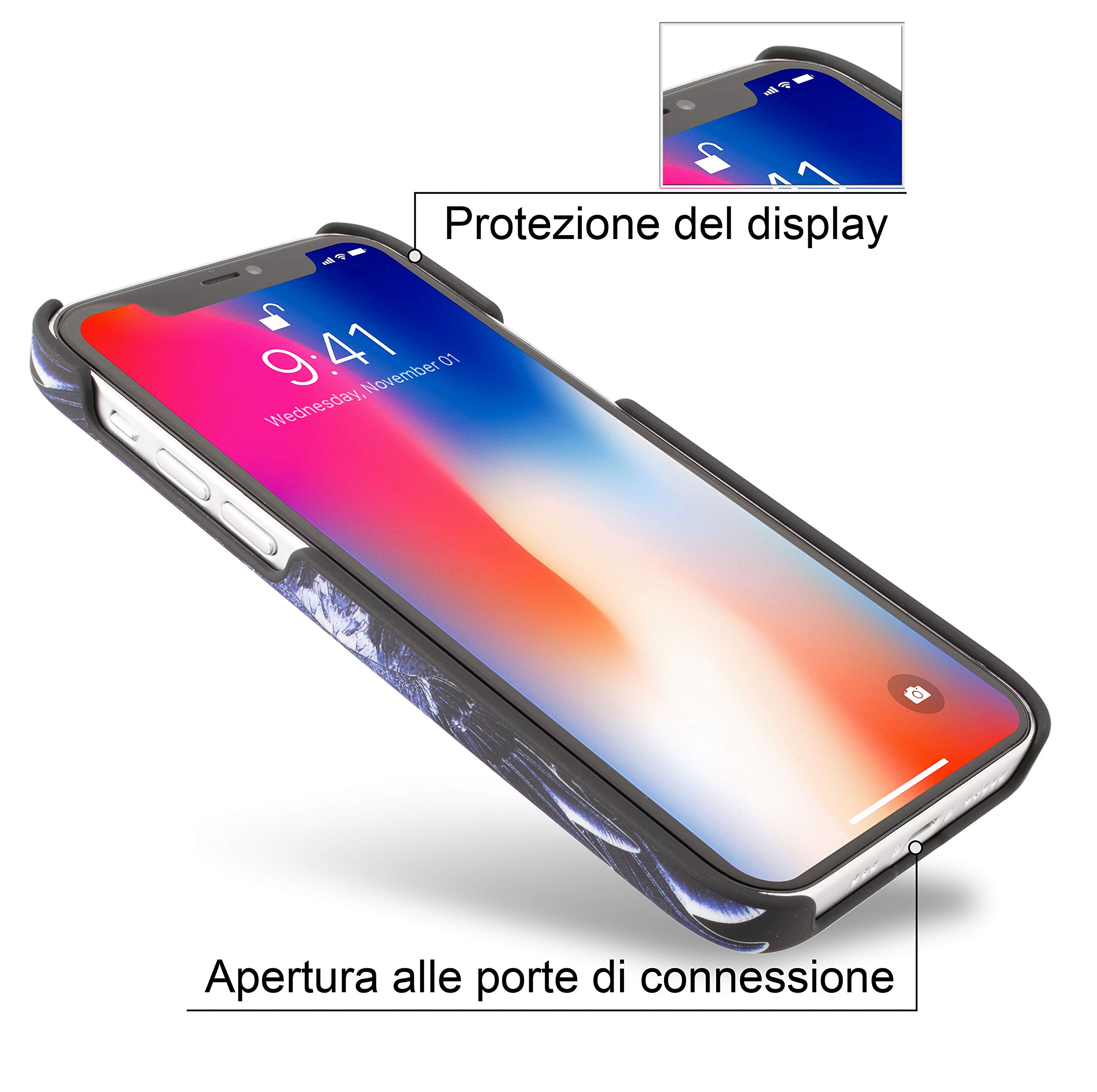 Marcelo Burlon County of Milan custodia iPhone 12 Pro antiurto