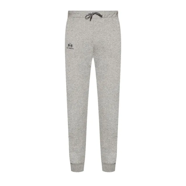 La Martina pantalone uomo taglia L grigio in cotone sportivo