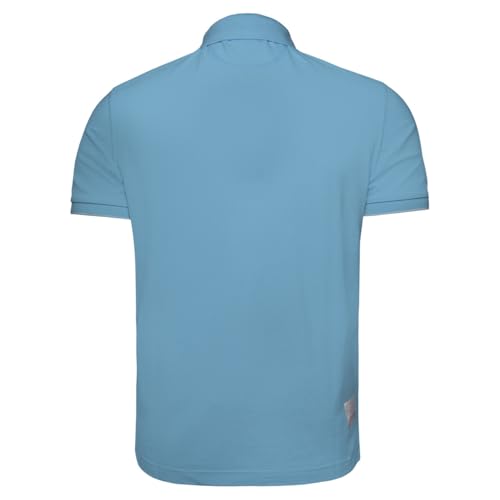La Martina MAP001 polo uomo blu M piqué