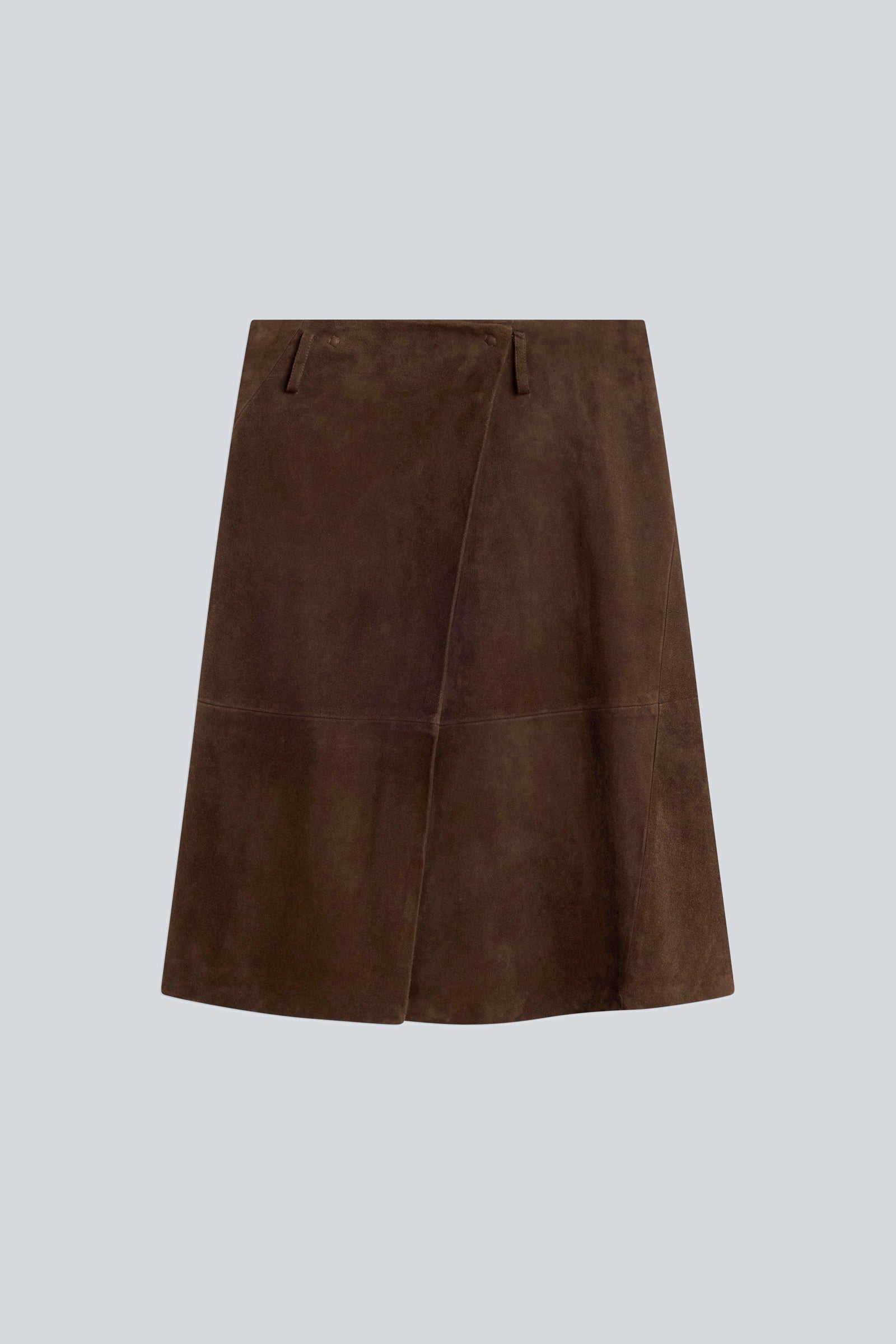 Semicouture Rosanne gonna camoscio moka
