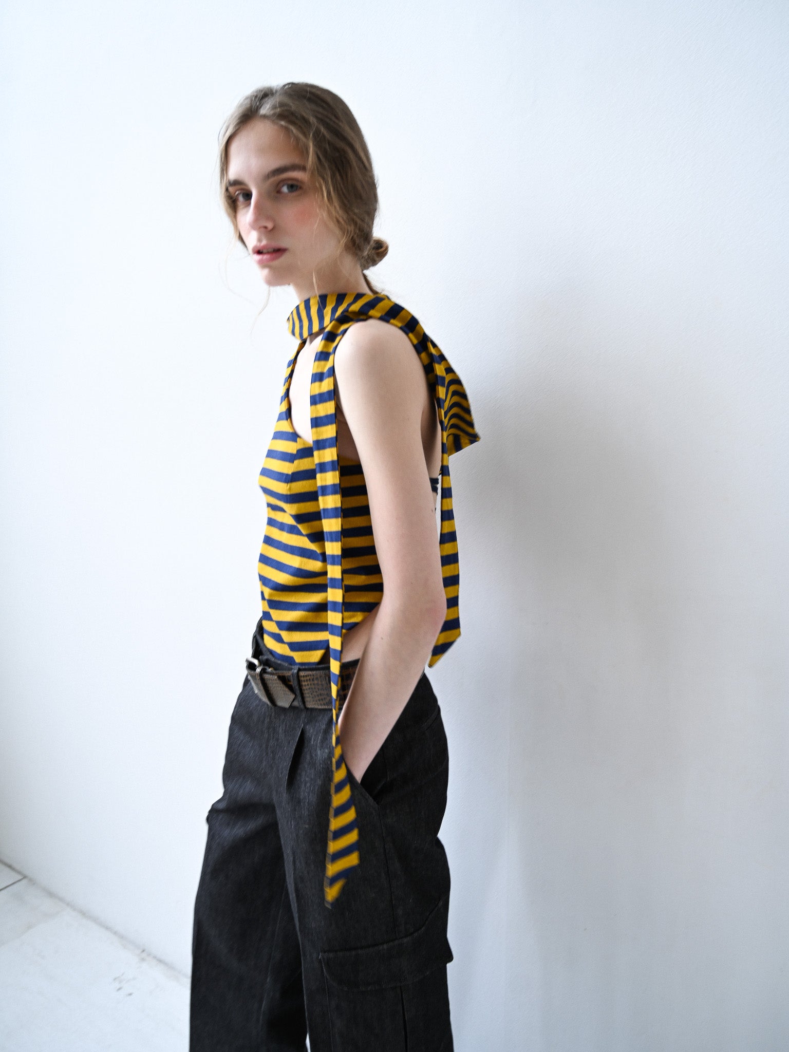 GiglioTigrato Frida Top I 26-001 top a righe cotone