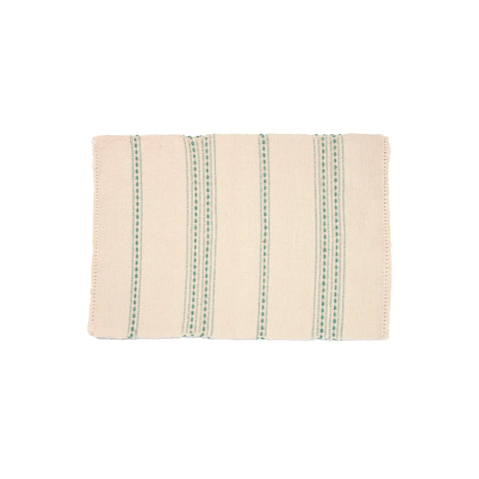 On Earth Cooperative Collection Silay tovaglietta cotone azzurro