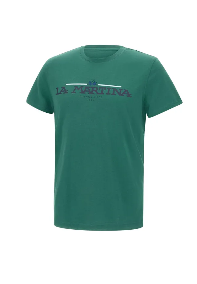 La Martina MAR303 JS388 t-shirt uomo 100% cotone