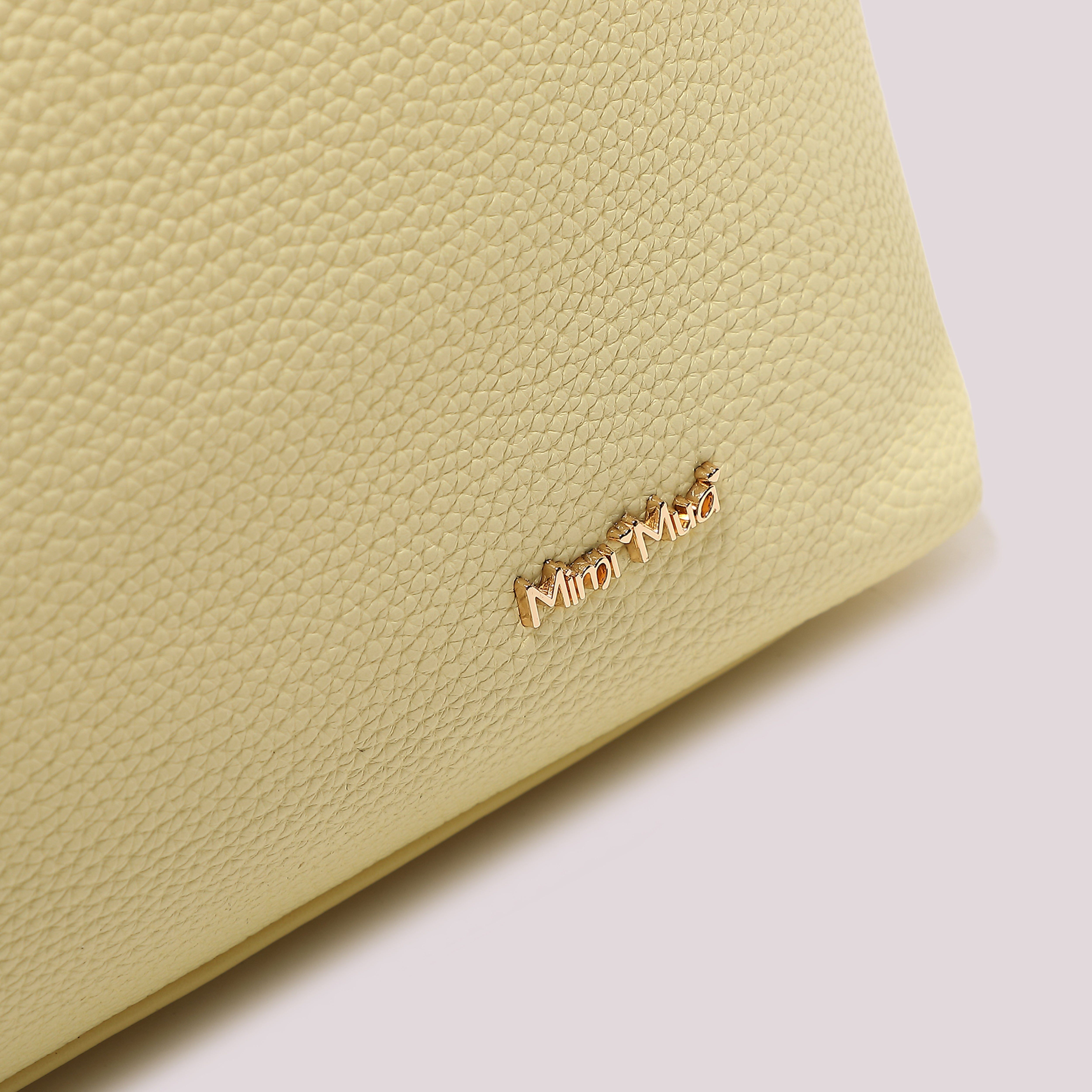 Mimi Mua Borsa Shopping Cinturino Bianco Similpelle